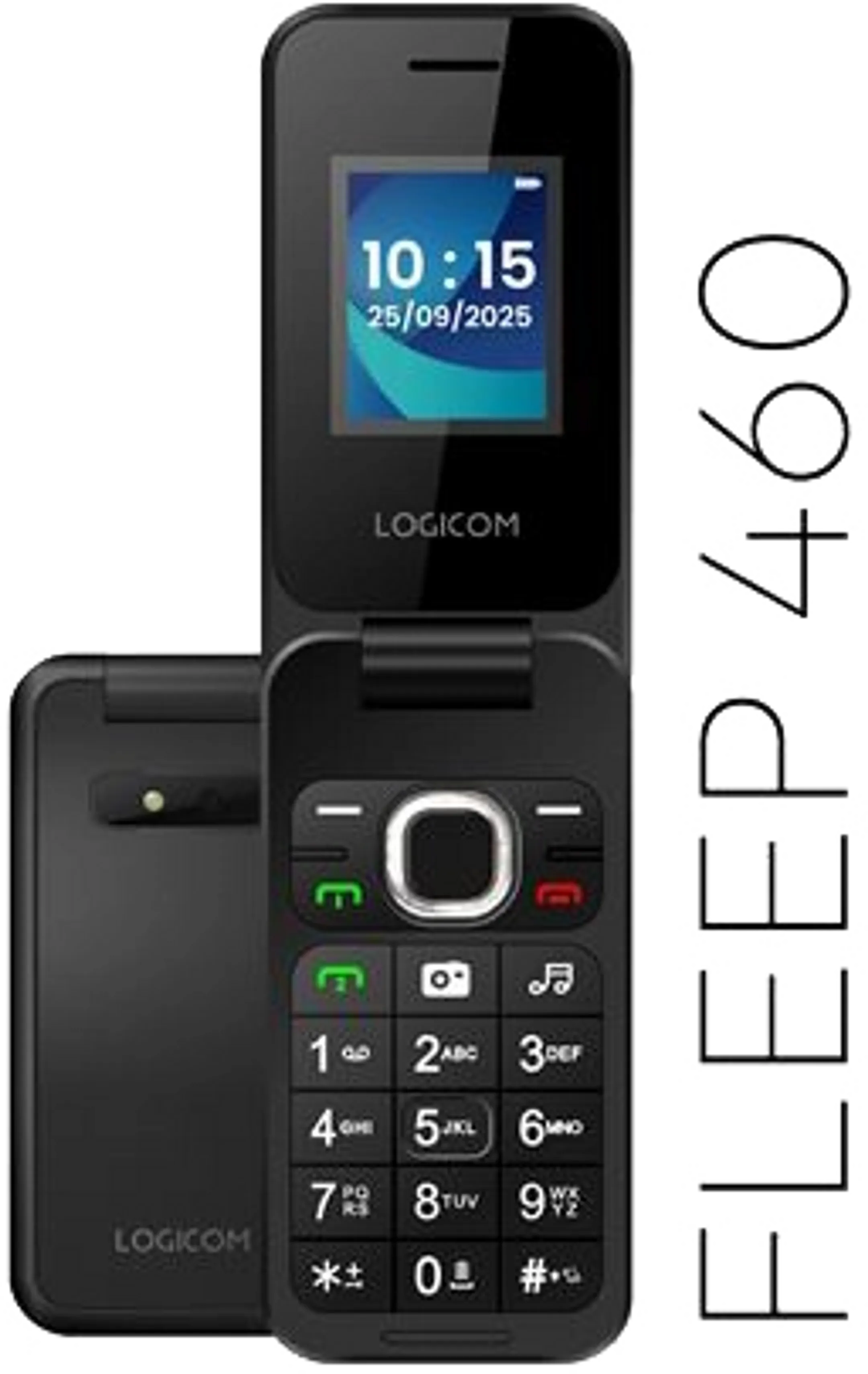 Fleep 460 4G 128 MB Dual nano SIM - Zwart