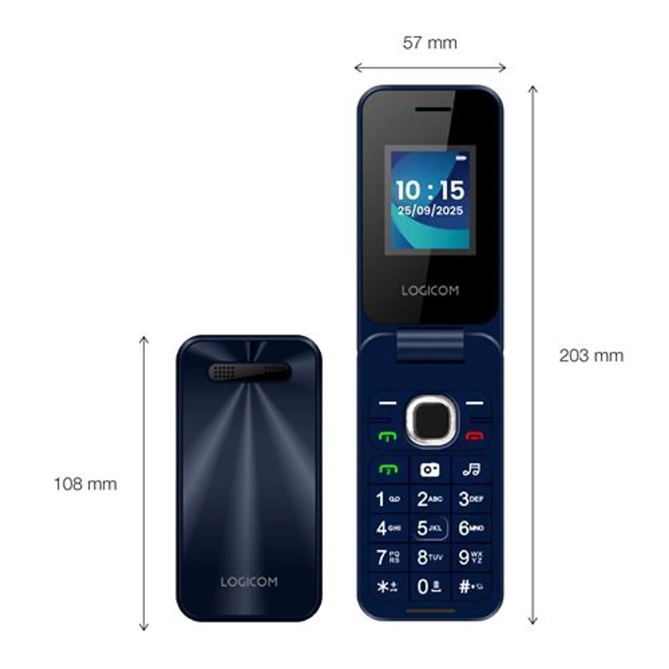 Fleep 460 4G 128 MB Dual nano SIM - Blauw