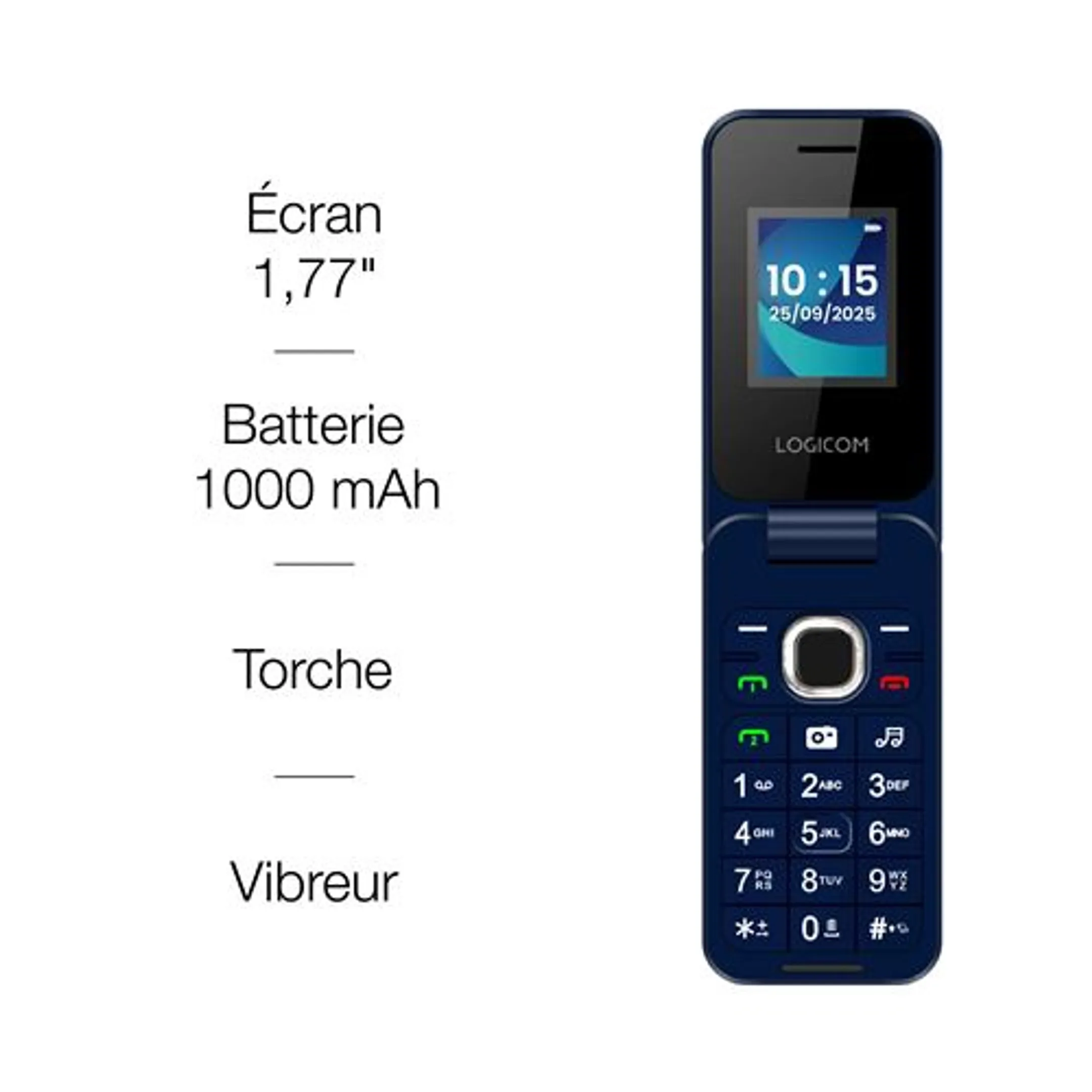 Fleep 460 4G 128 MB Dual nano SIM - Blauw