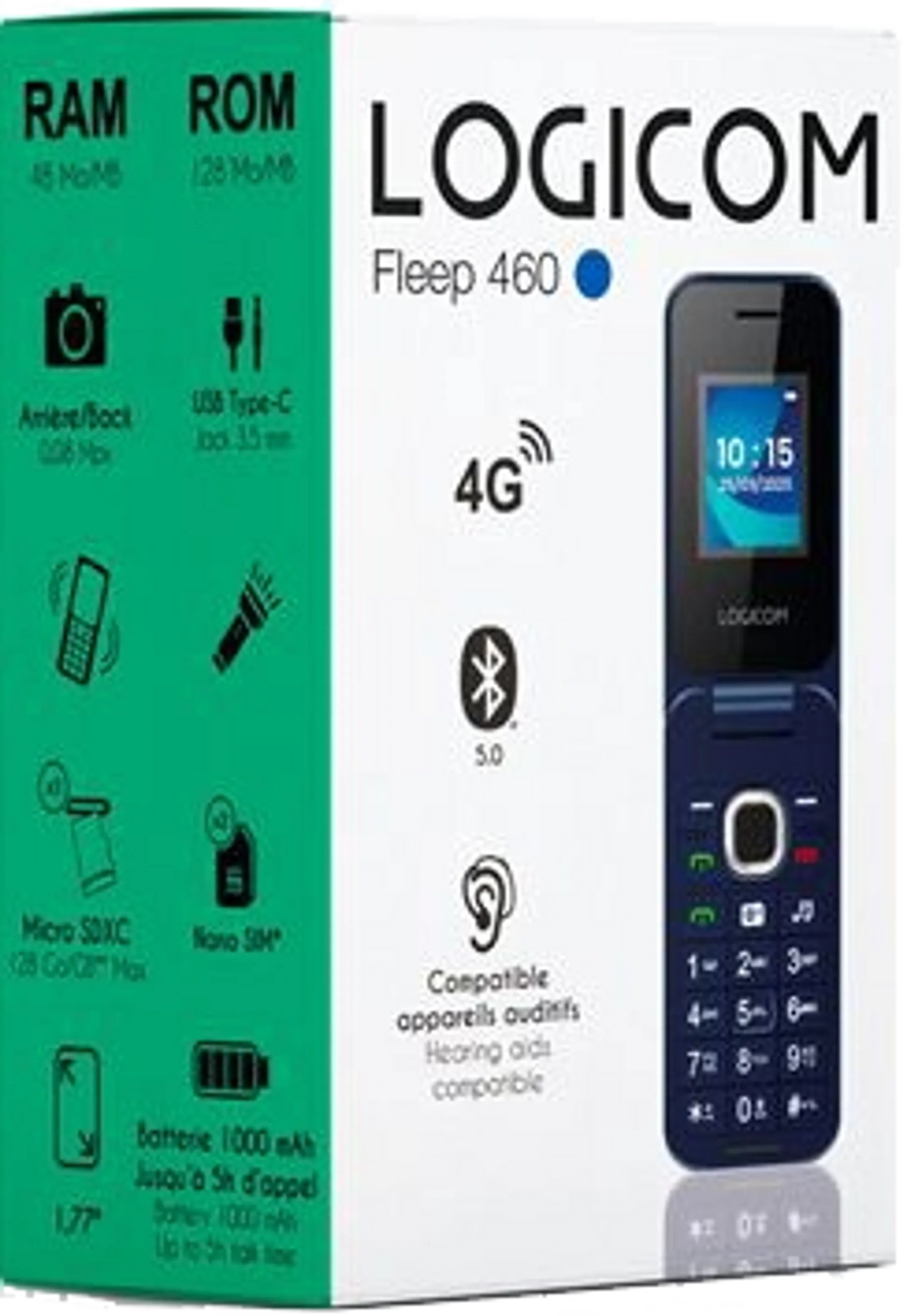 Fleep 460 4G 128 MB Dual nano SIM - Blauw