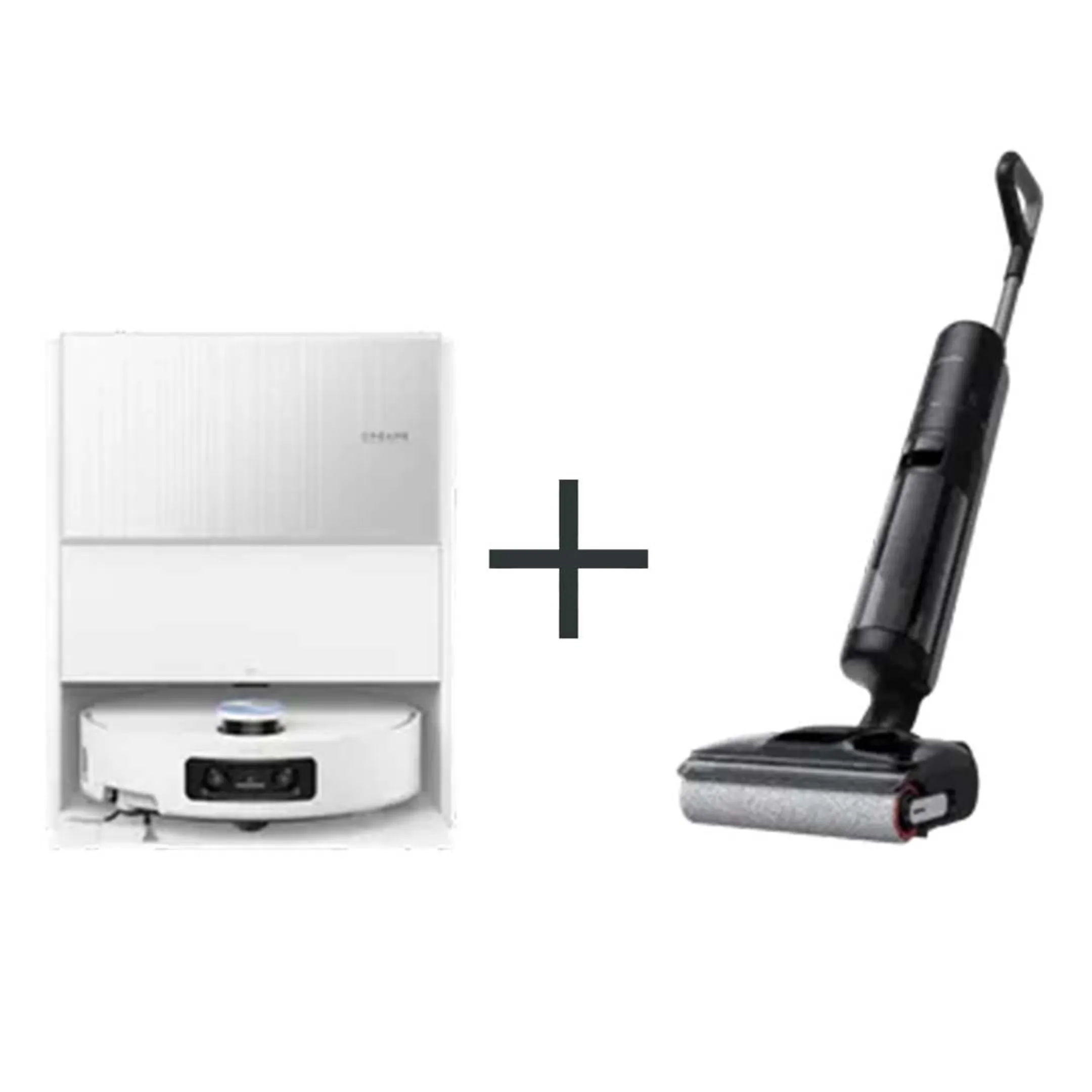 Bundel - Robotstofzuiger 2in1 Aqua10 Ultra Roller Complete + Vloerreiniger H12 Pro FlexLite