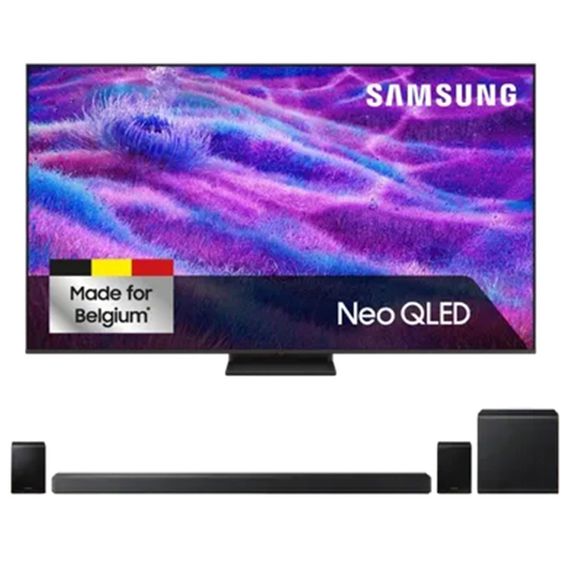 Bundle - Neo QLED 4K QE55QN83F Mini LED (2025) - 55 pouces + Barre de son Cinematic Q-series HW-Q600F/XN - Noir