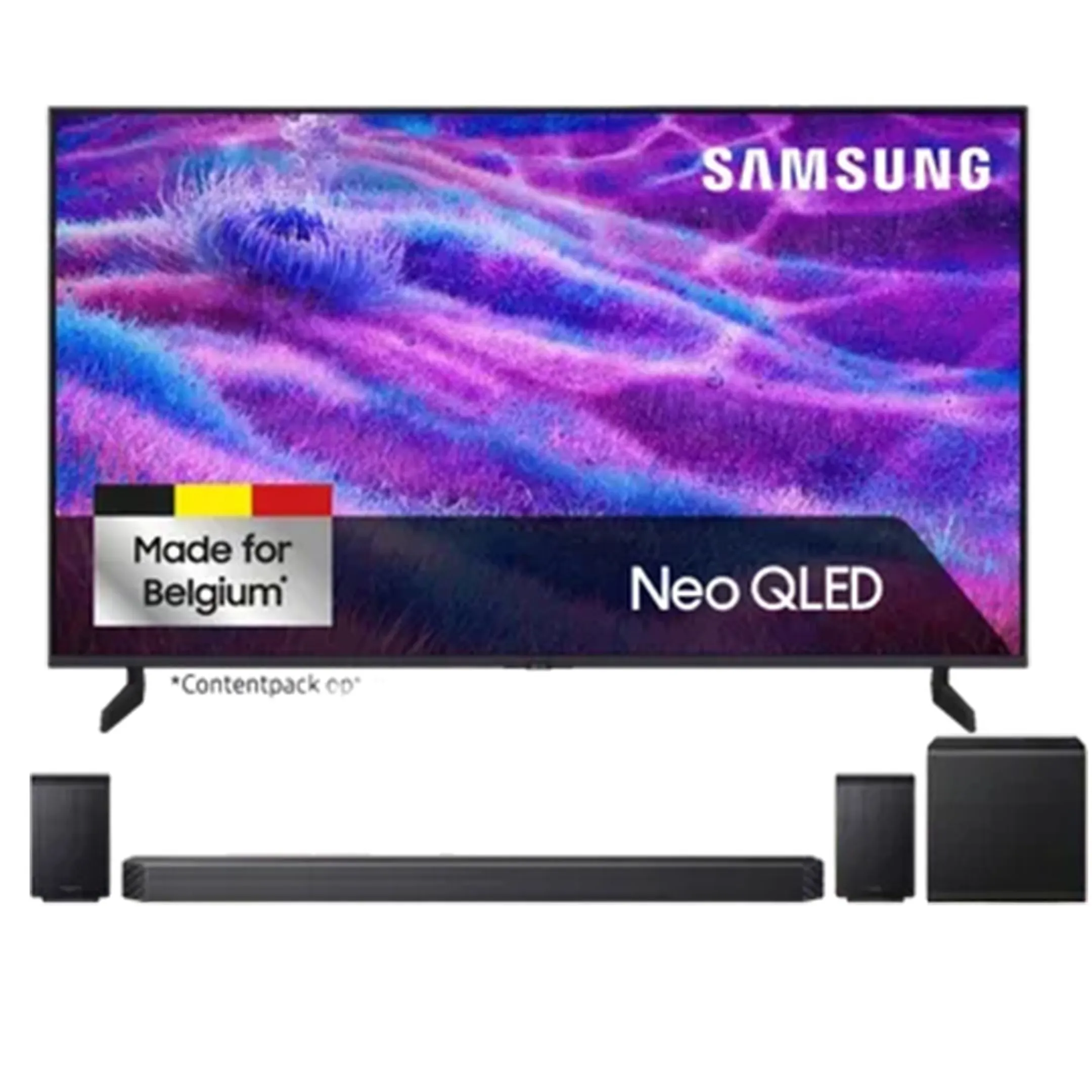 Bundel - Neo QLED 4K QE100QN80F Mini LED (2025) - 100 inch + Soundbar Cinematic Q-serie HW-Q930F/XN - Zwart
