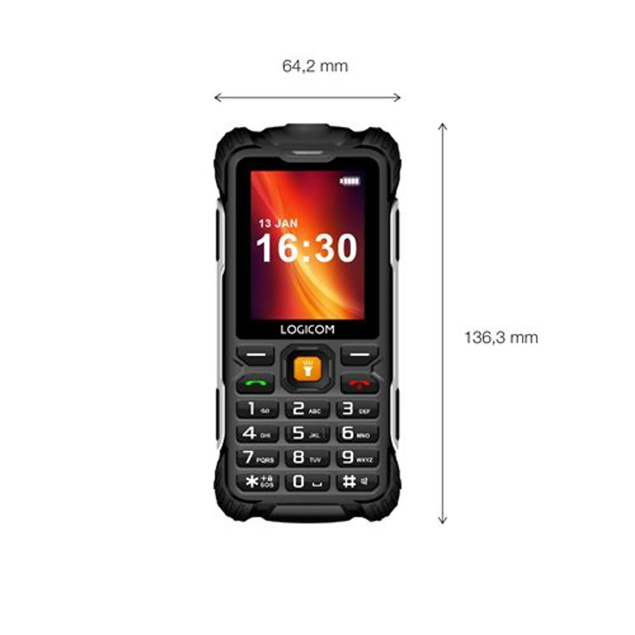 Xtrem 60 4G 128 MB Dual nano SIM - Zwart