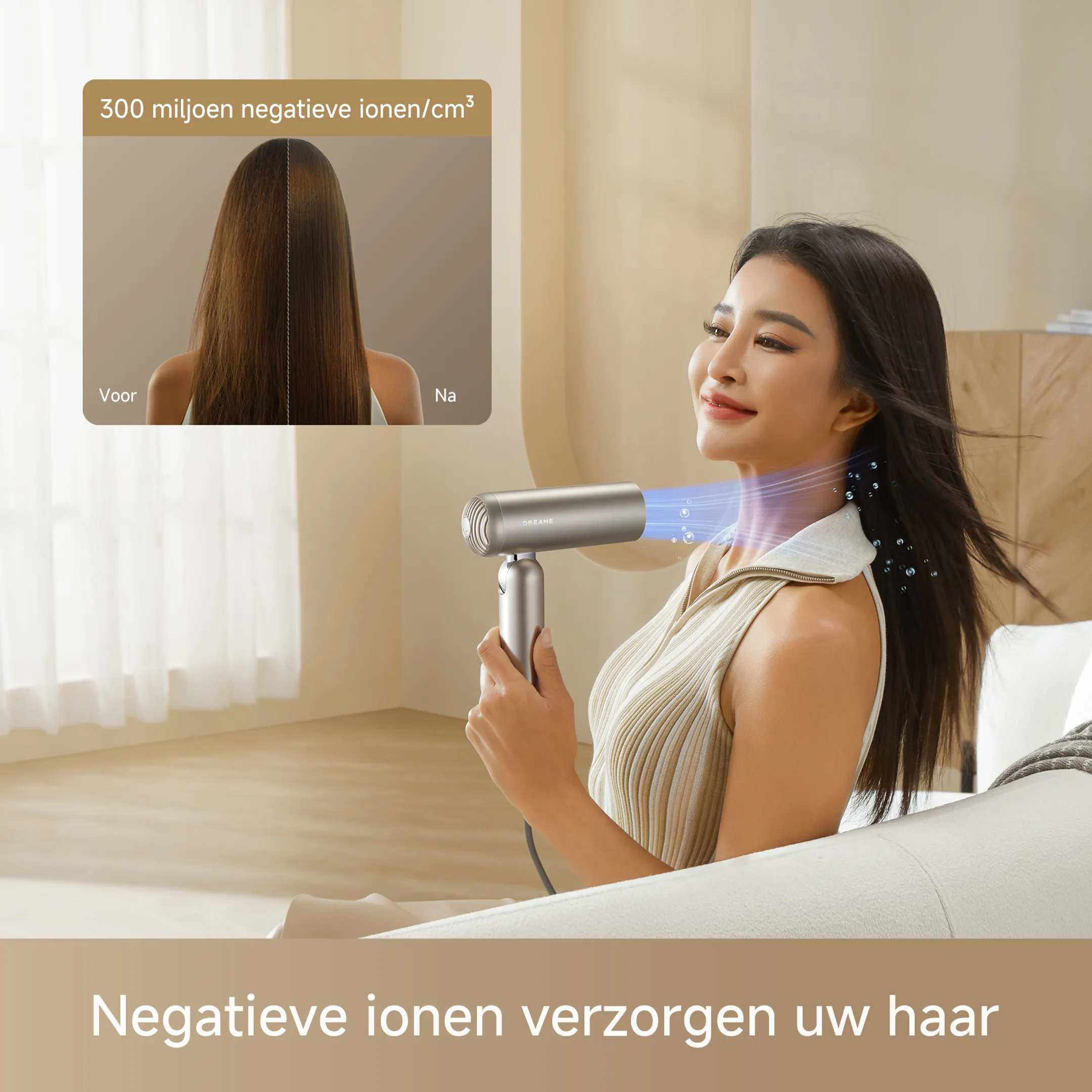 Haardroger Pocket Pro Gold