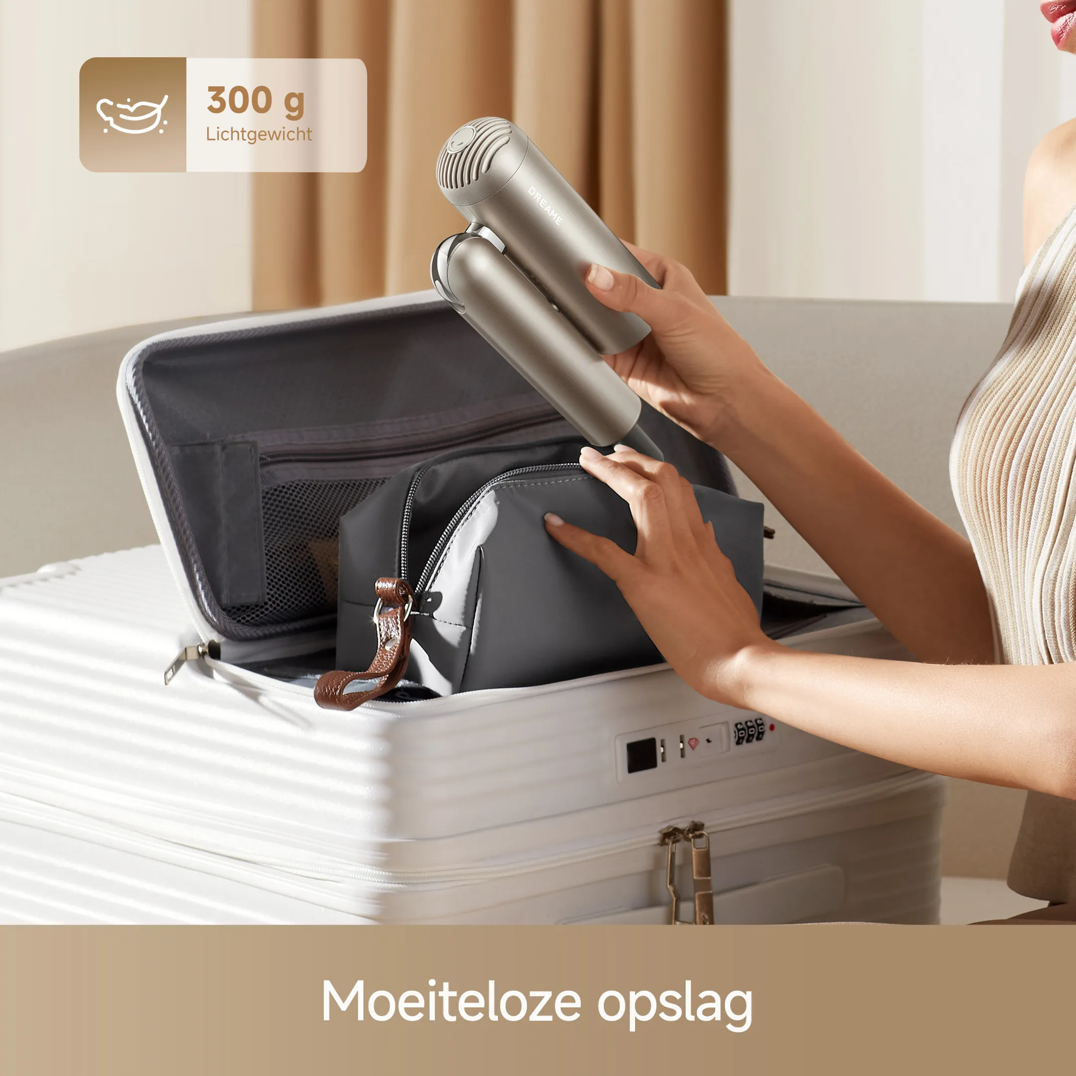 Haardroger Pocket Pro Gold