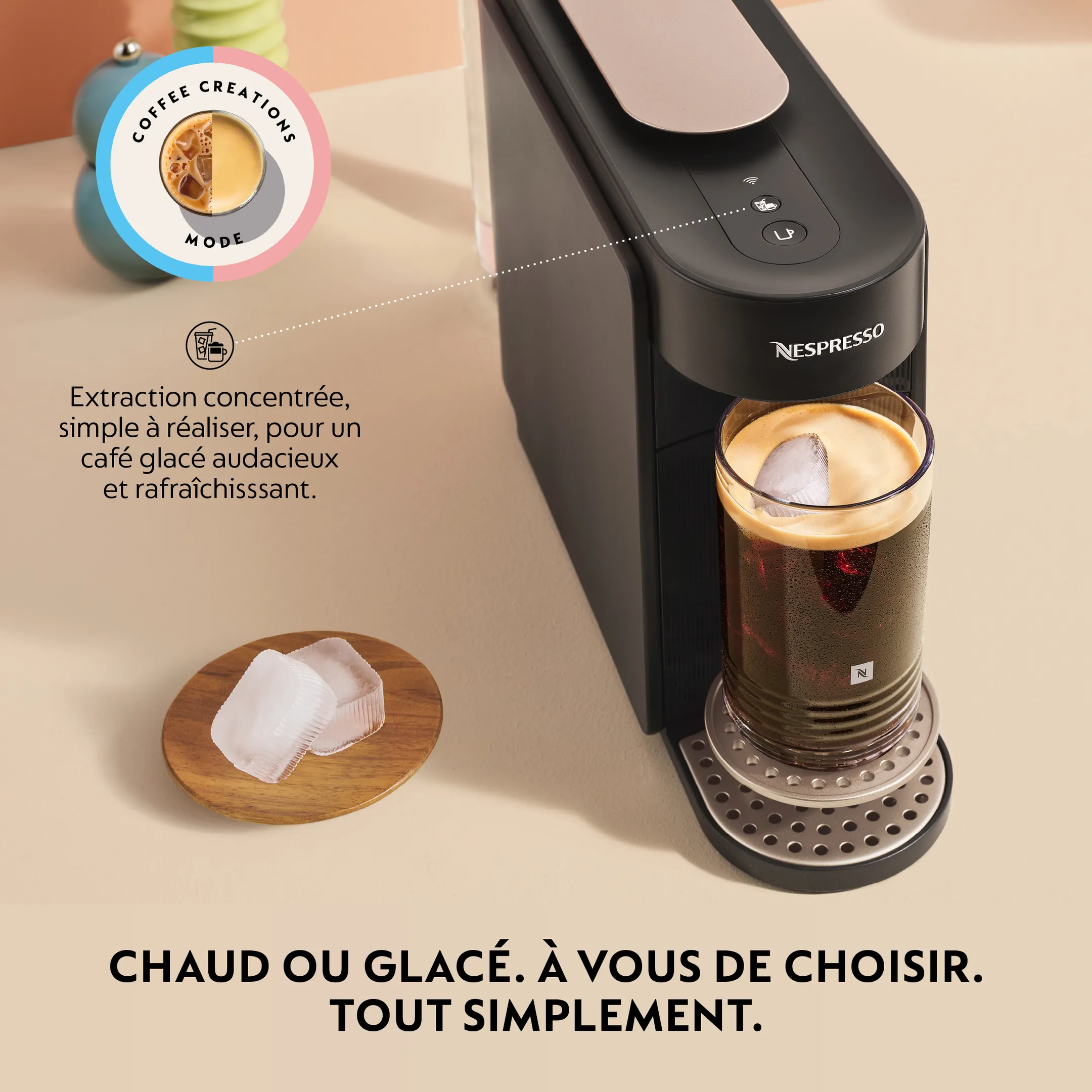 Nespresso Machine à café Vertuo Up Ink Black