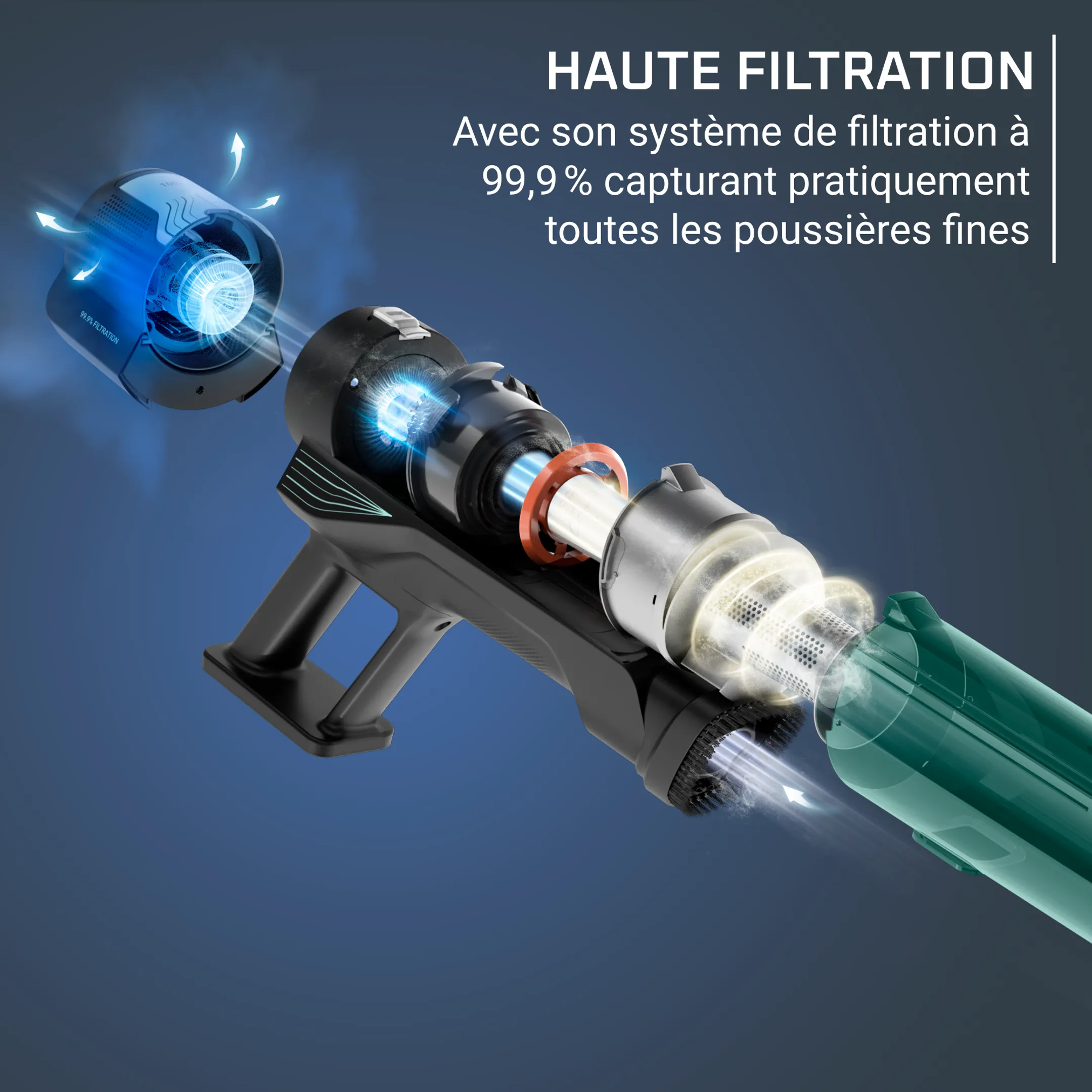 Aspirateur balai X-FORCE 8.80 RH1833E0 