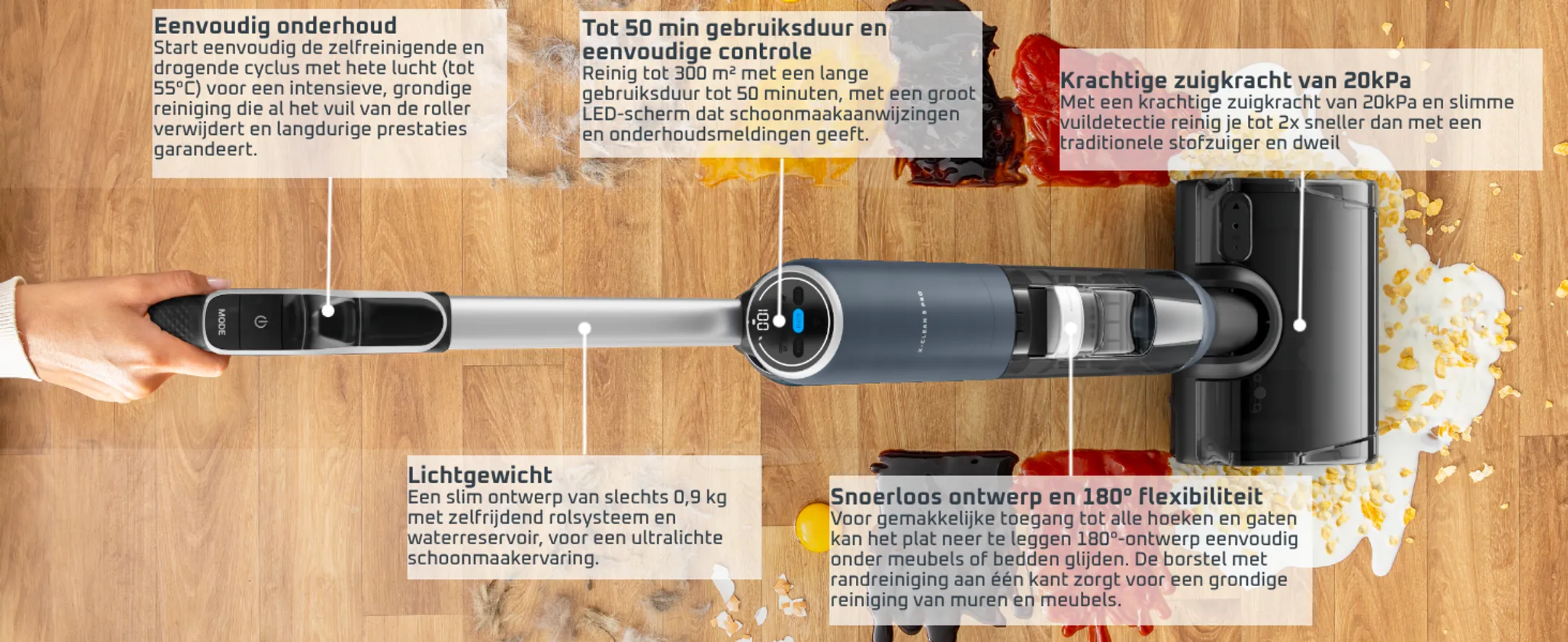 Vloerreiniger X-Clean 5 Pro GZ5436E0