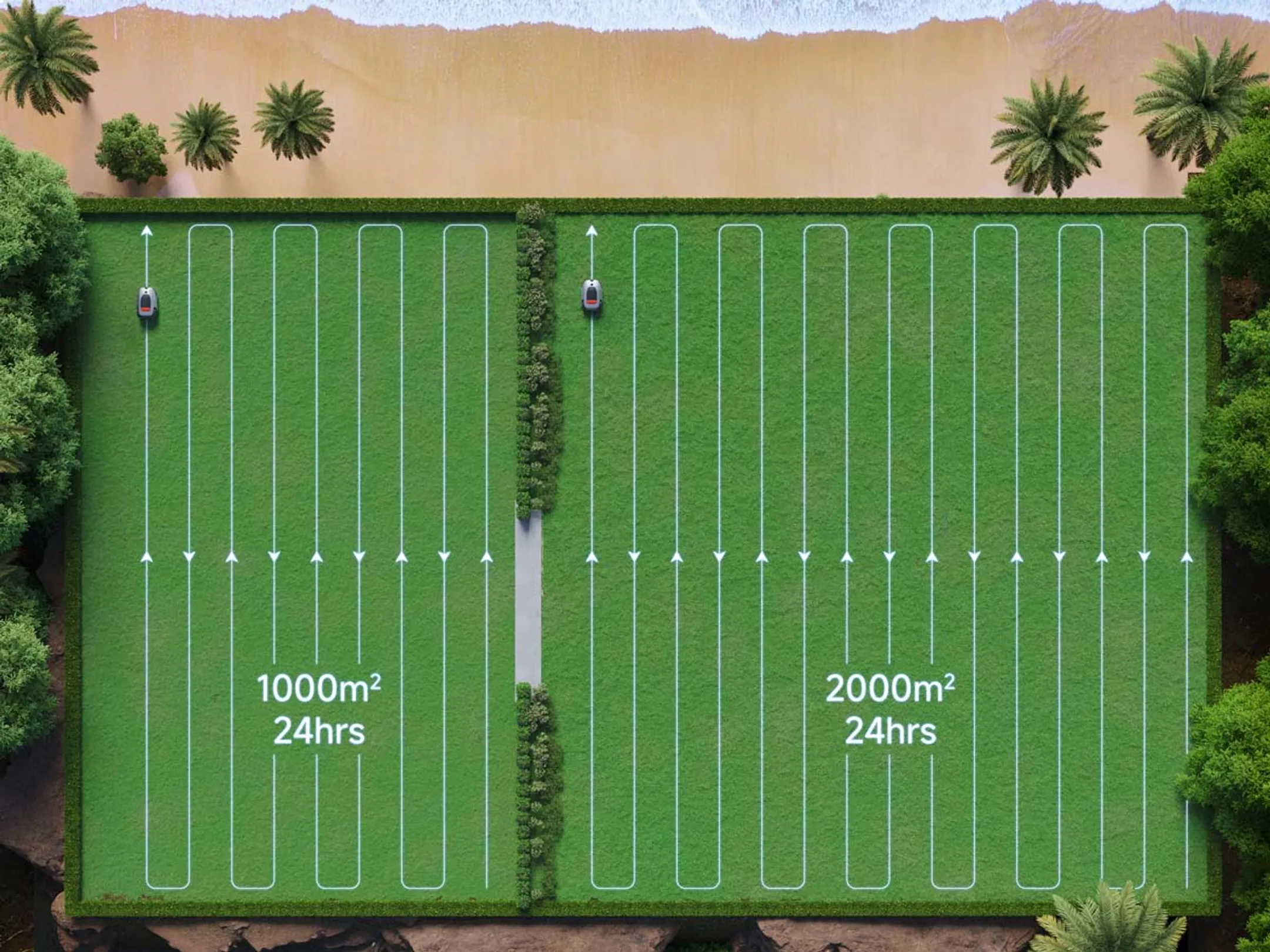 Robot tondeuse A2 1200