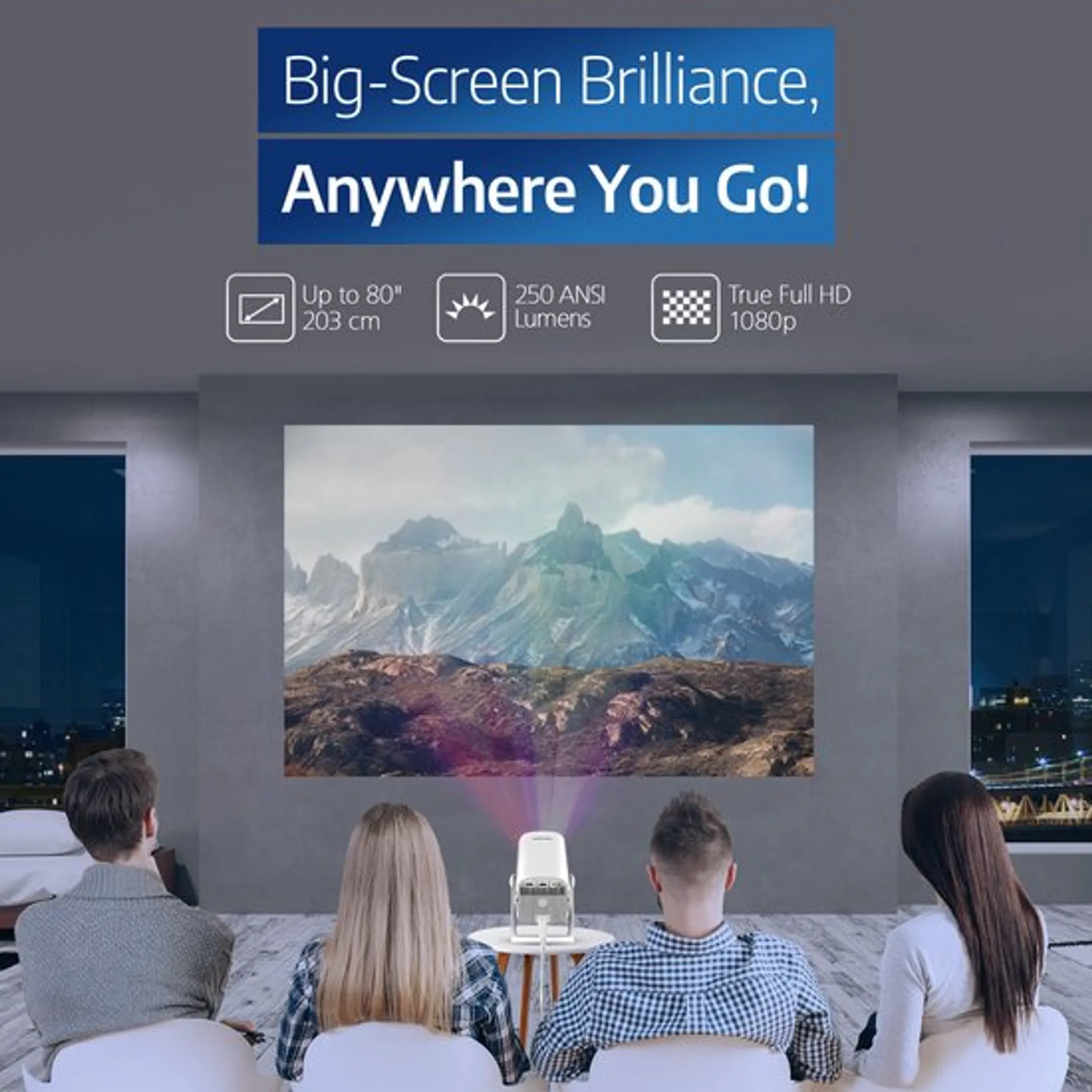 NeoPix 250 Smart projector - Wit