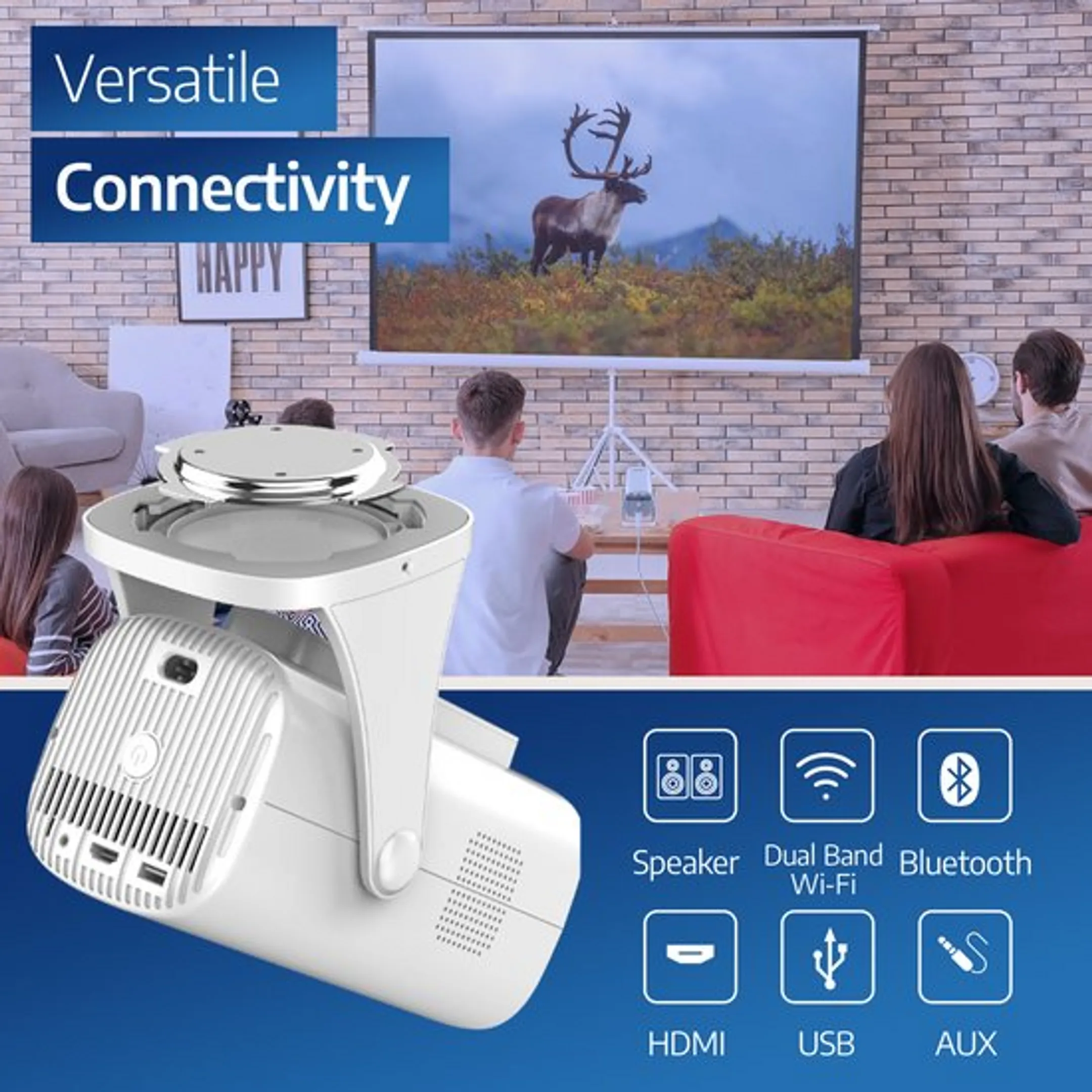 NeoPix 250 Smart projector - Wit