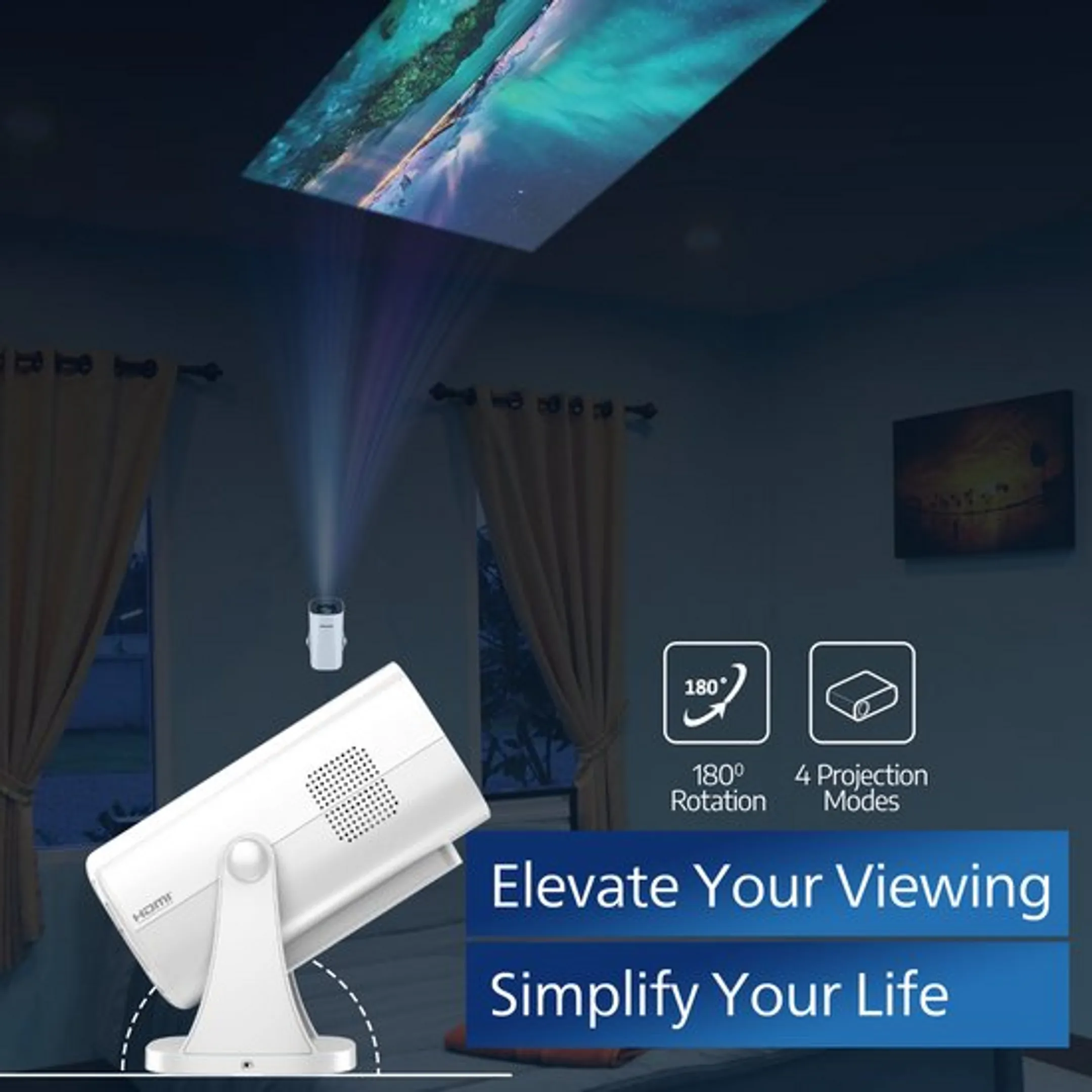 NeoPix 250 Smart projector - Wit