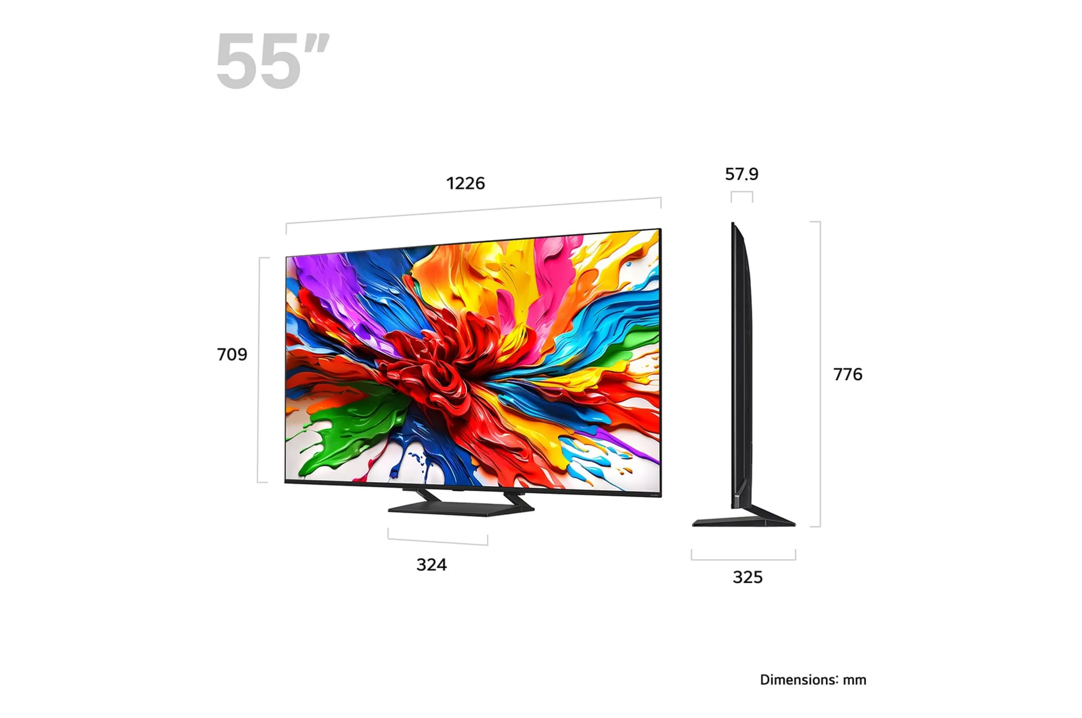 QNED evo AI MiniLED TV 4K  55QNED86A6A (2025) - 55 pouces
