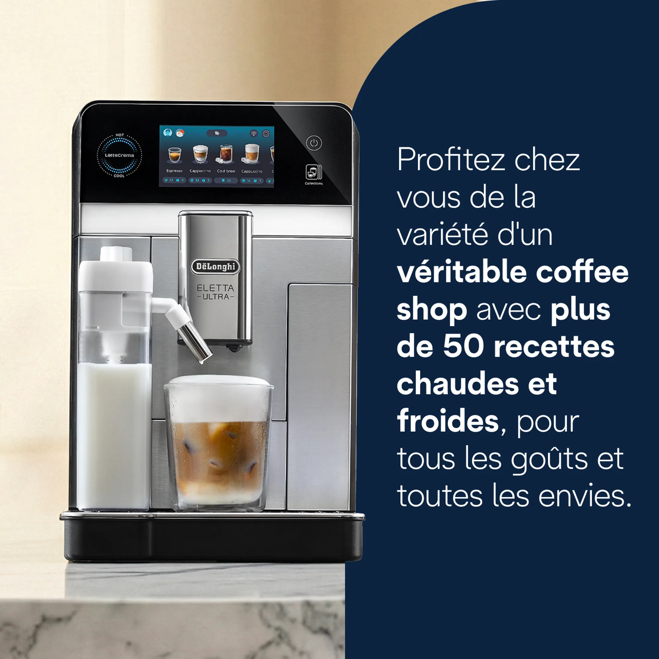Machine à Expresso automatique Eletta Ultra ECAM470.85.MB