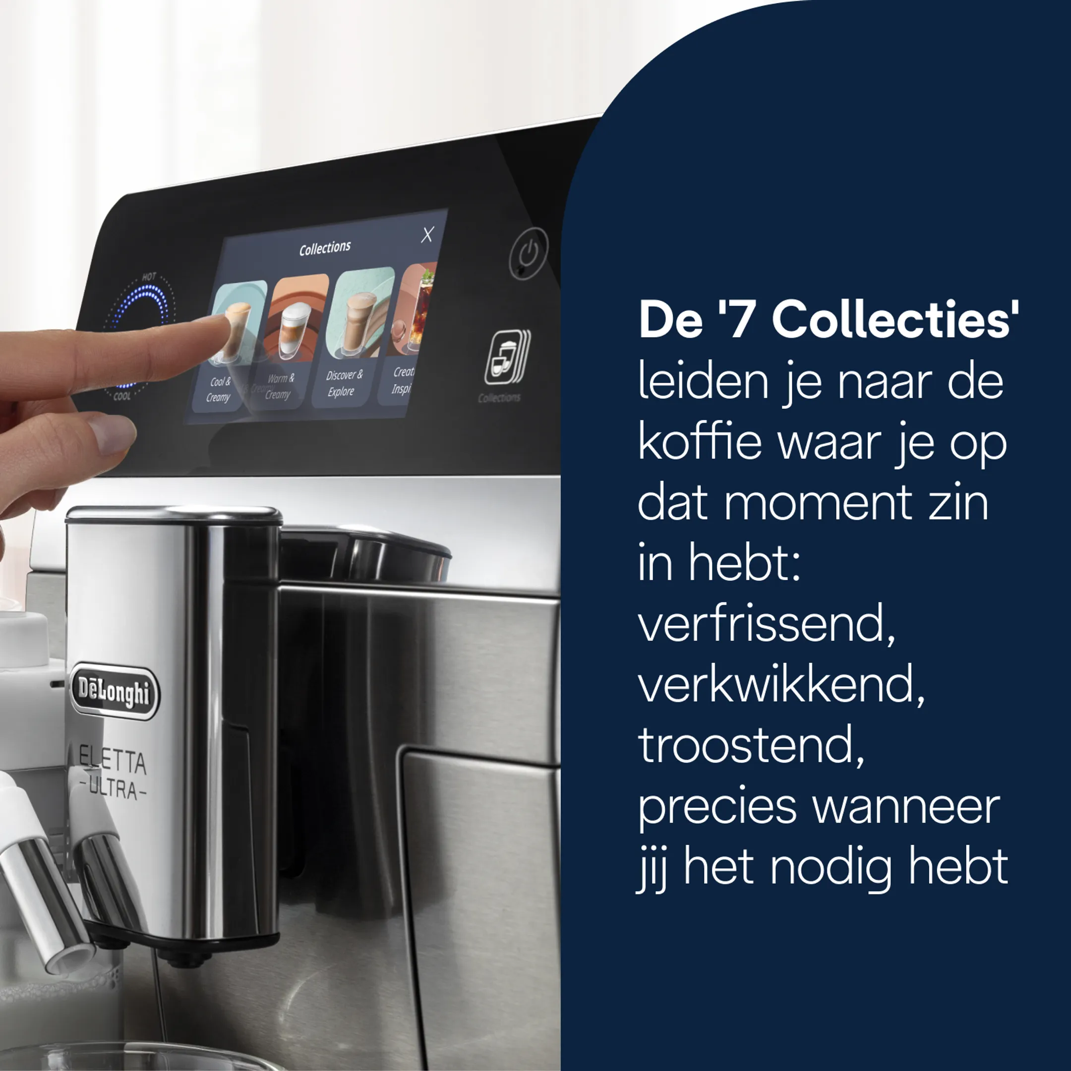 Volautomatische Espressomachine Eletta Ultra ECAM470.85.MB