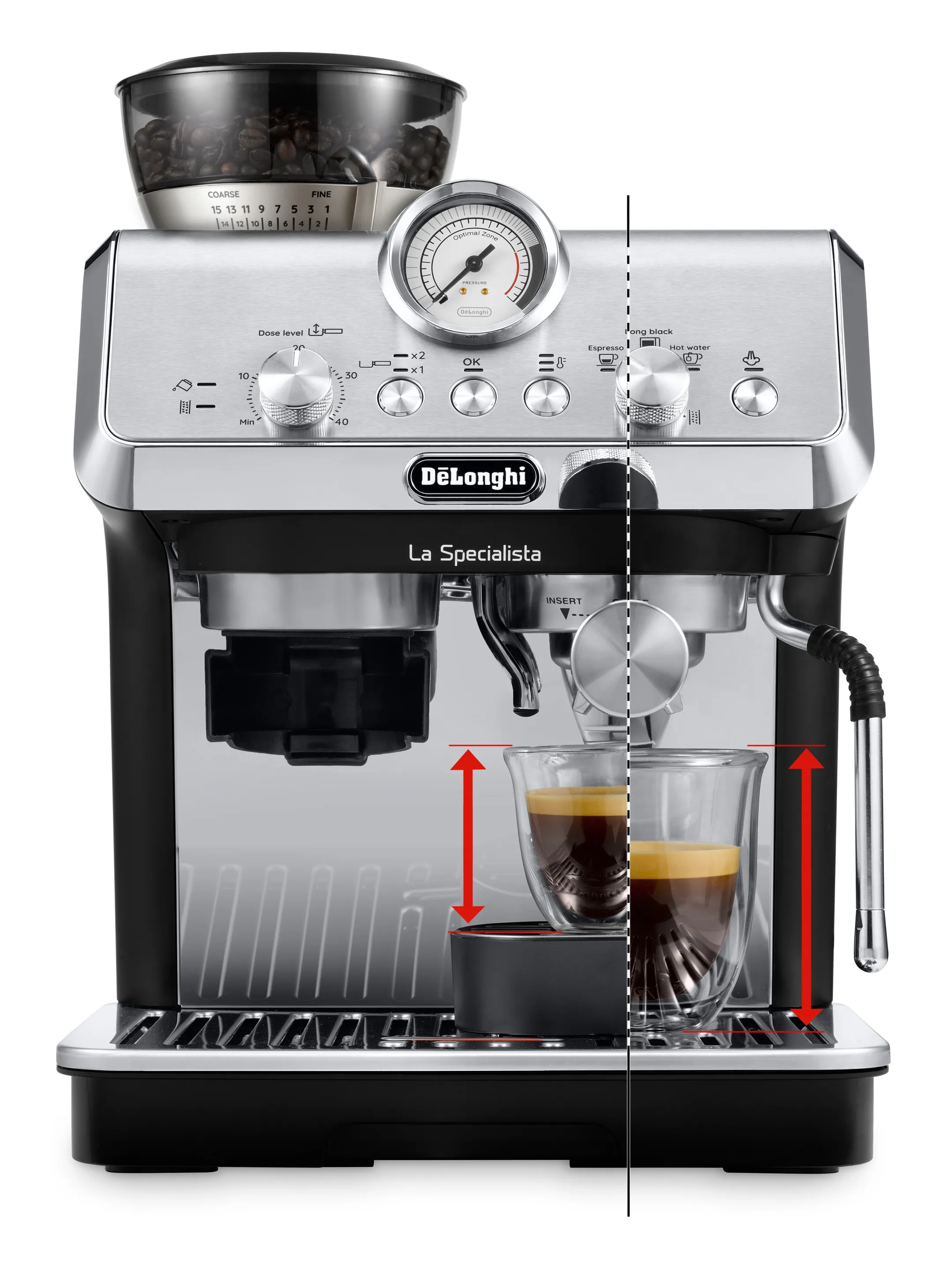 Machine à Expresso à pompe La Specialista Arte EC9155.MB