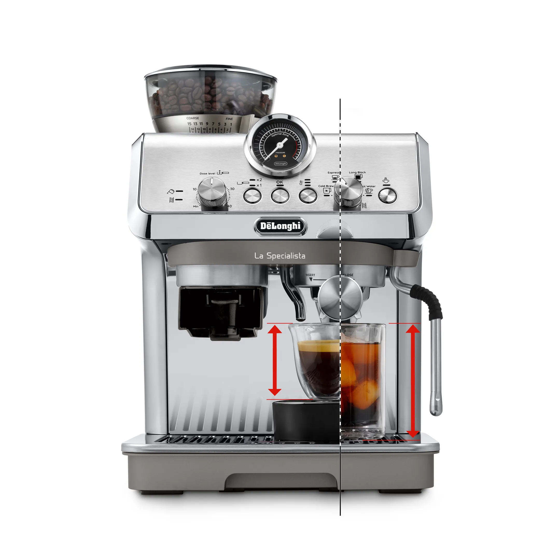 Machine à Expresso à pompe La Specialista Arte Evo EC9255.M