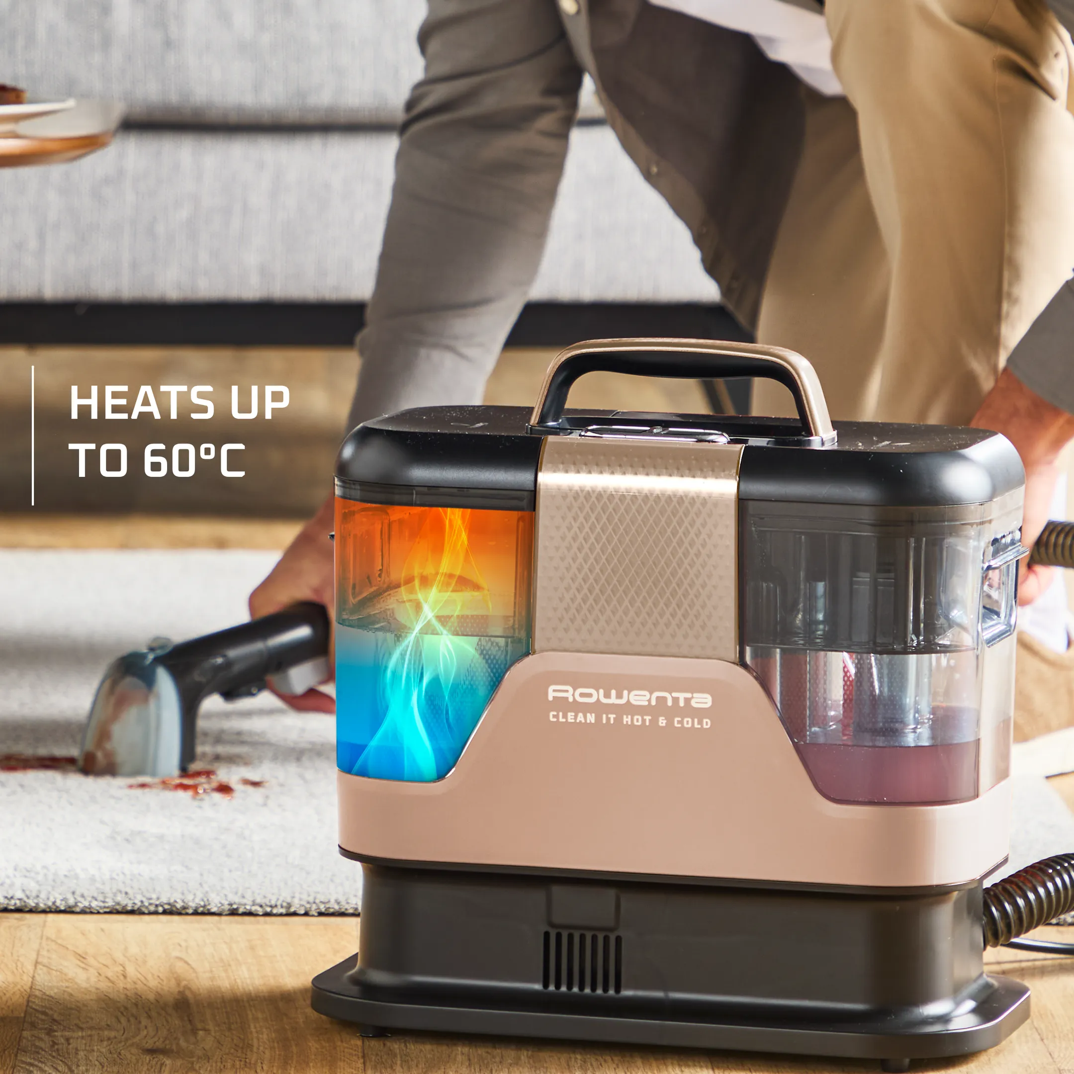 Tapijtreiniger Clean It Hot & Cold IN7021F0