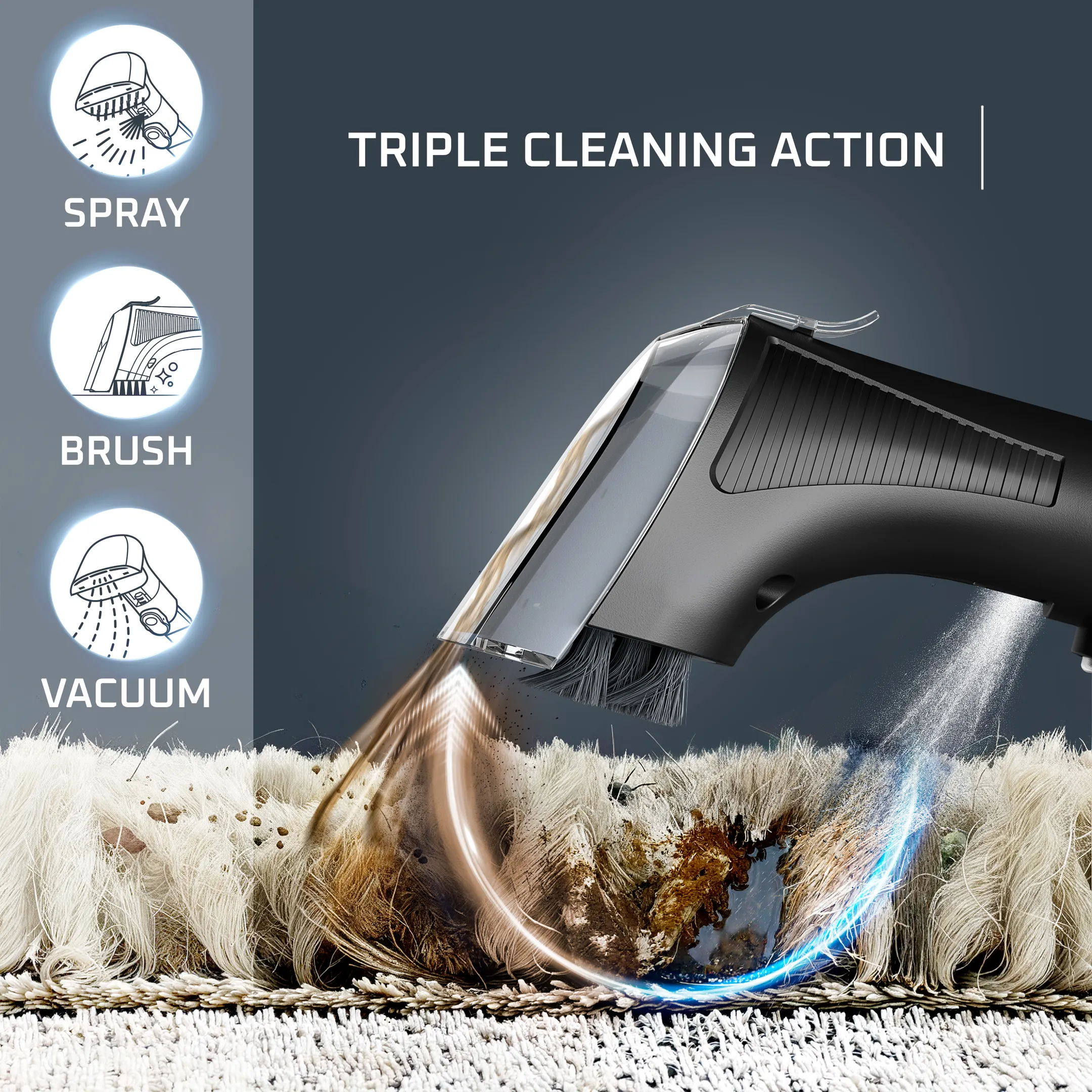 Tapijtreiniger Clean It Hot & Cold IN7021F0