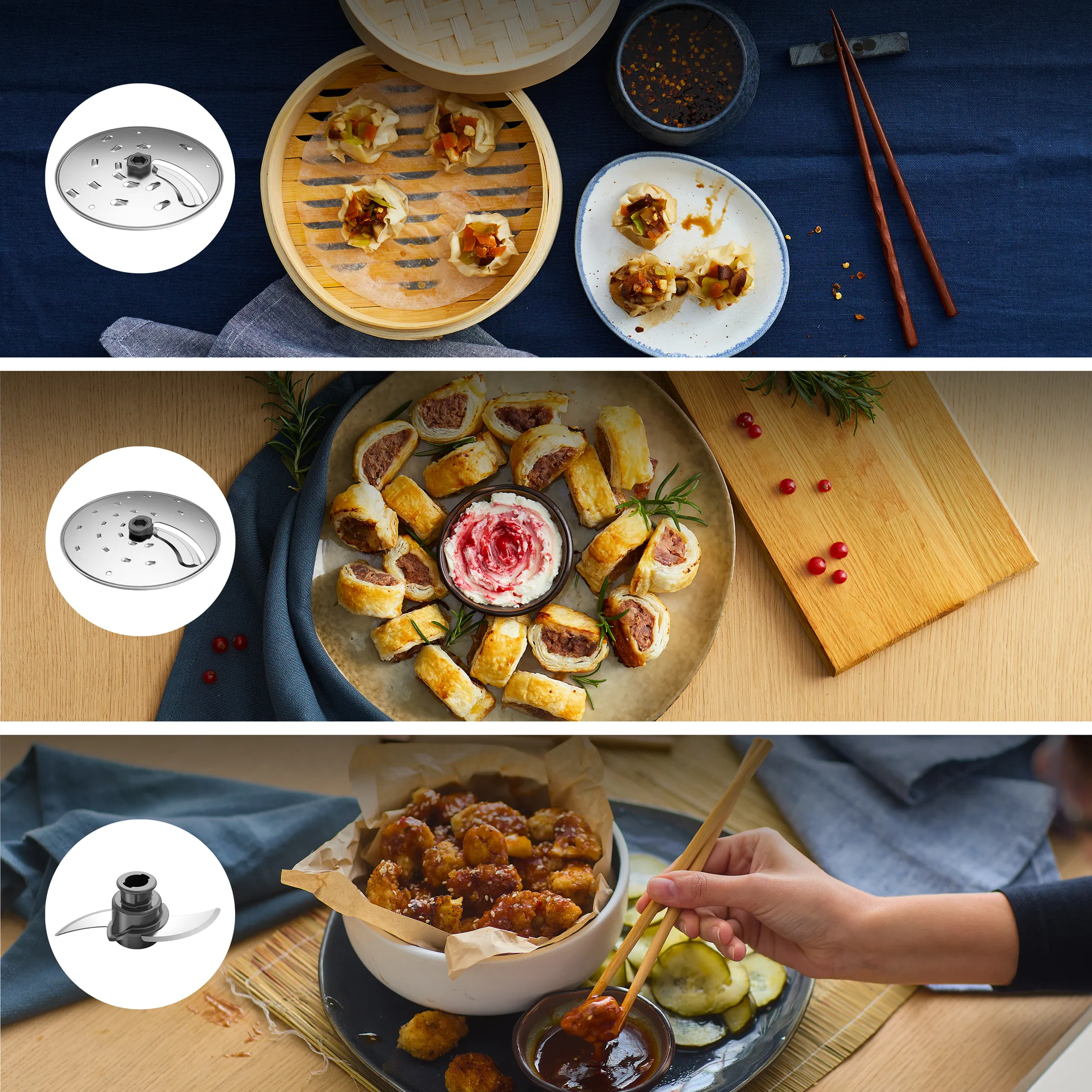 Foodprocessor MultiPro Go FDP23.140GY