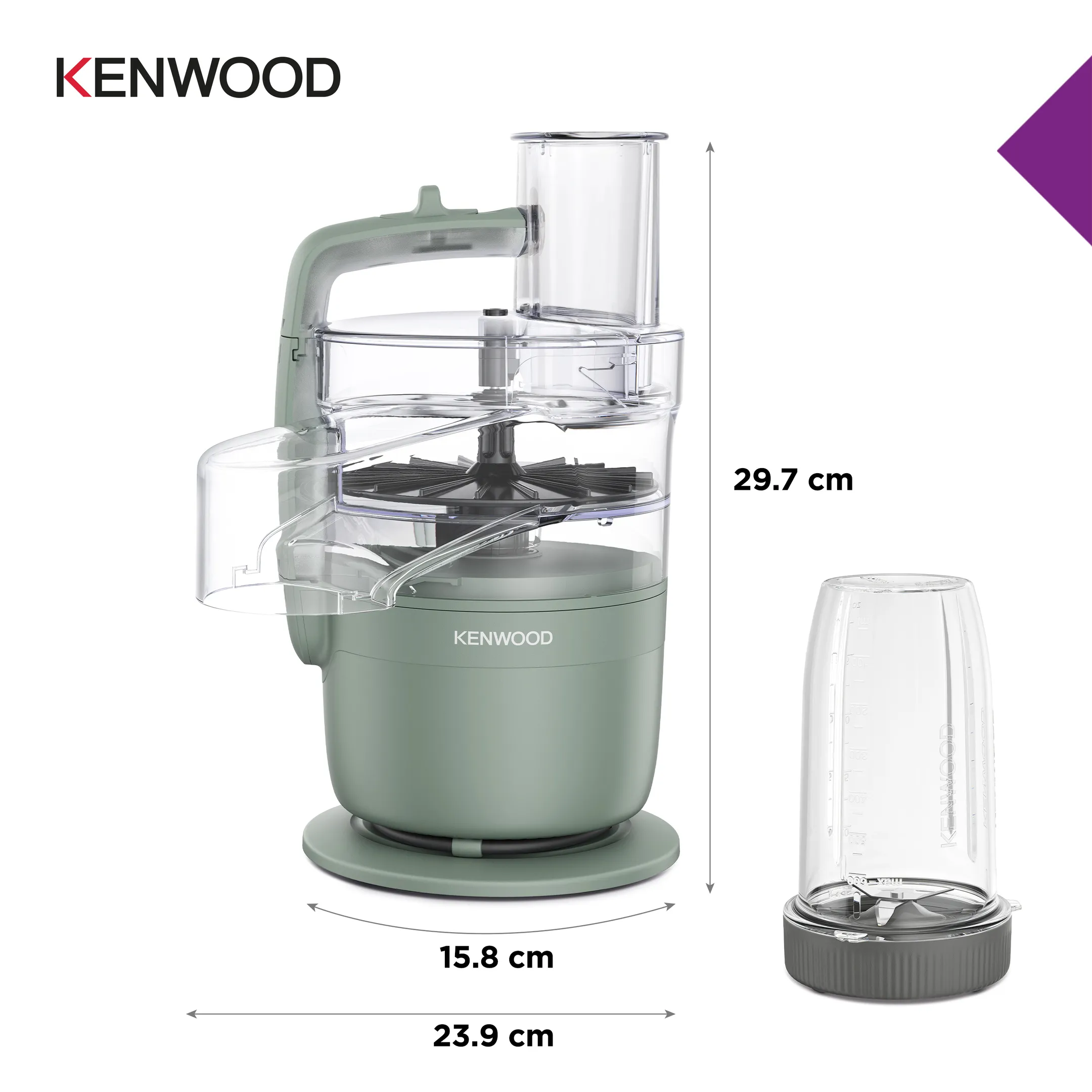 Foodprocessor MultiPro Go Blend FDP23.380GR
