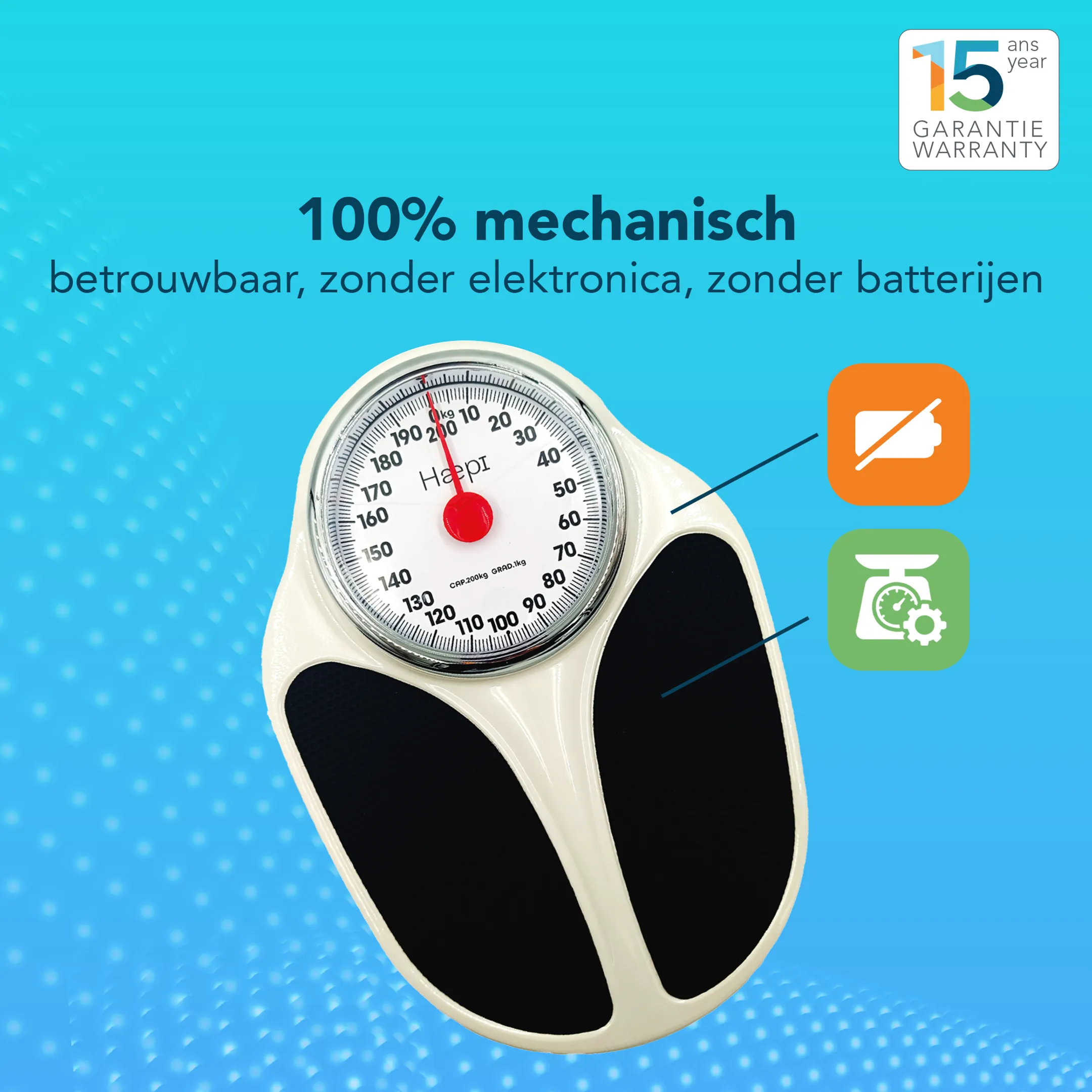 Personenweegschaal HI-MAX White