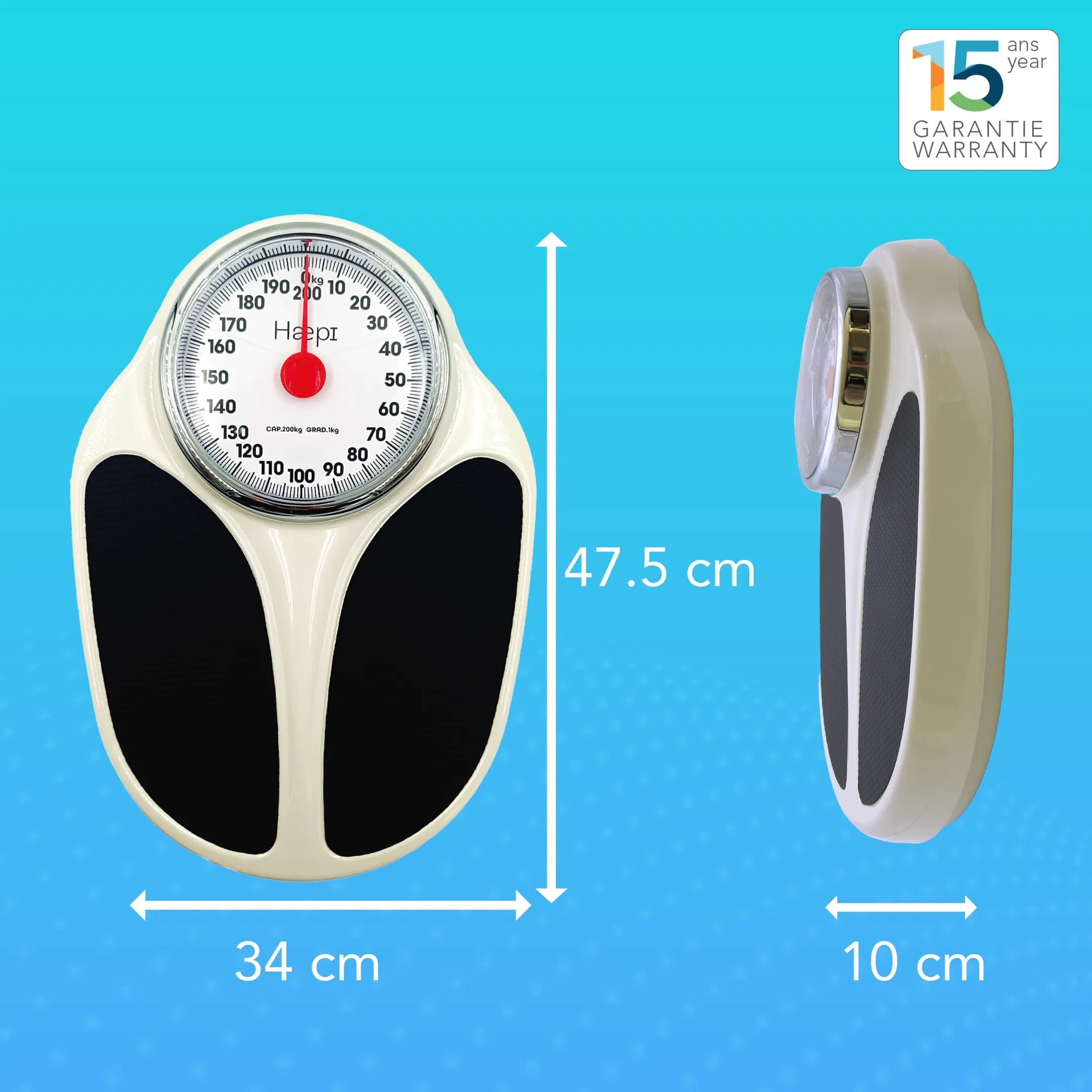 Personenweegschaal HI-MAX White