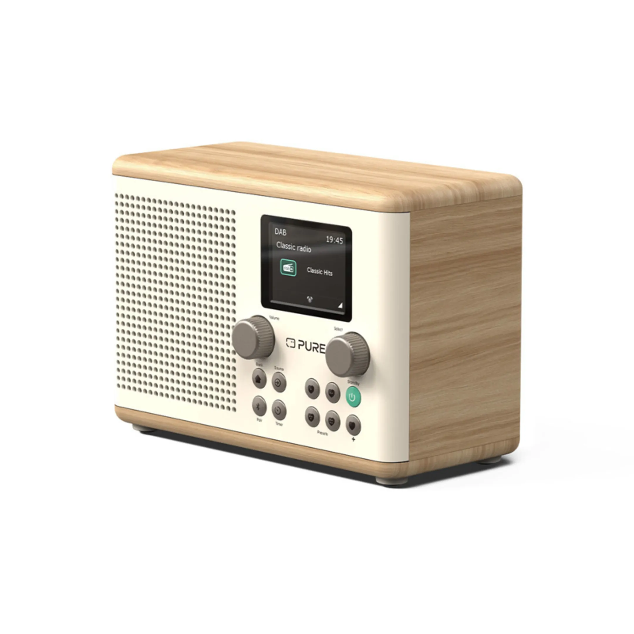Radio DAB+ Classic H4 - Blanc