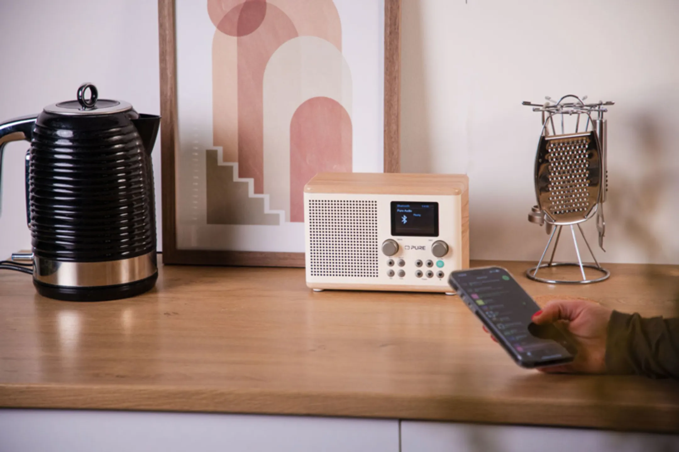 Radio DAB+ Classic H4 - Blanc