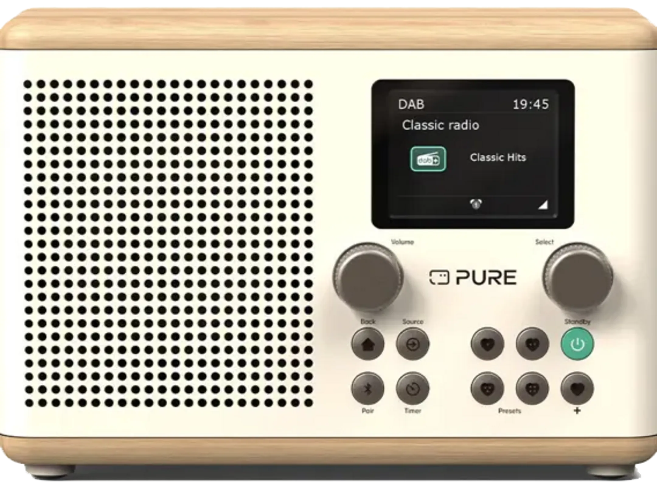 Radio DAB+ Classic H4 - Blanc
