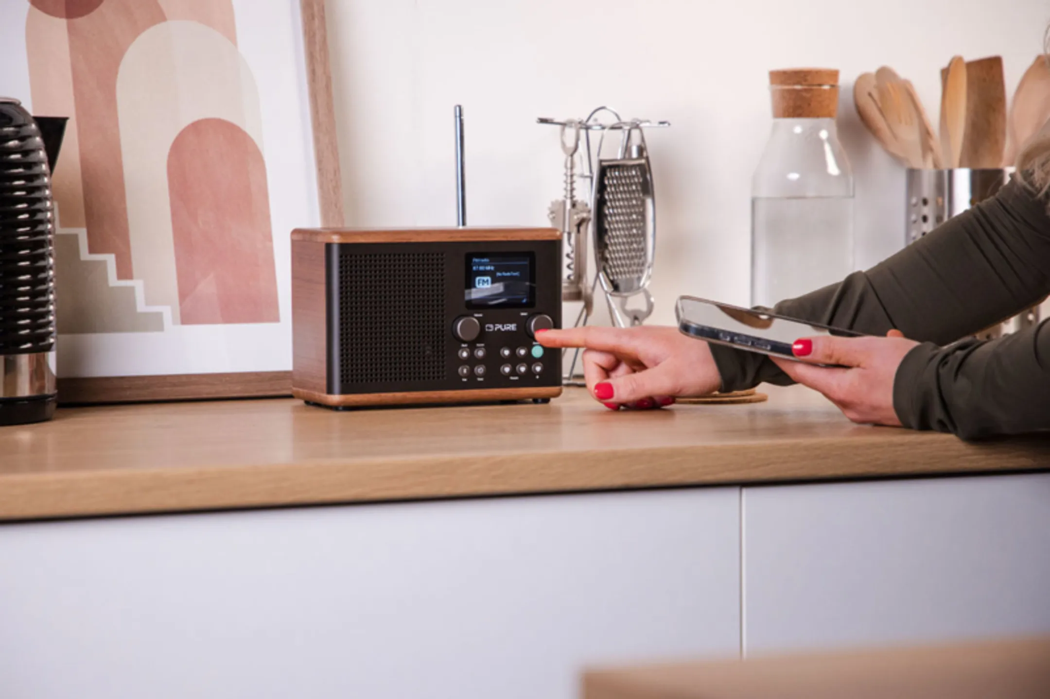 Radio DAB+ Classic H4 - Noir