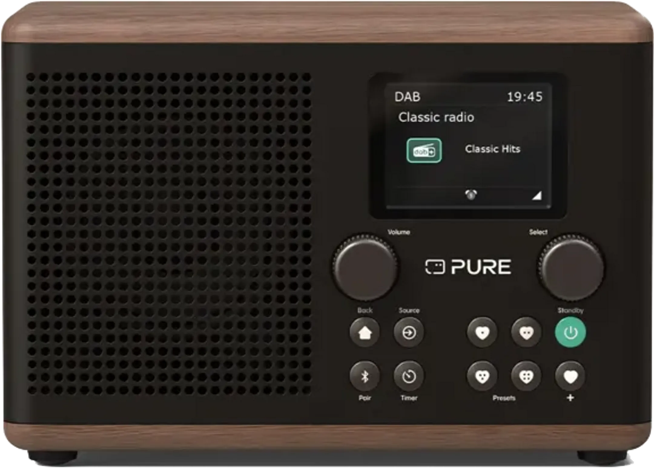 Radio DAB+ Classic H4 - Noir