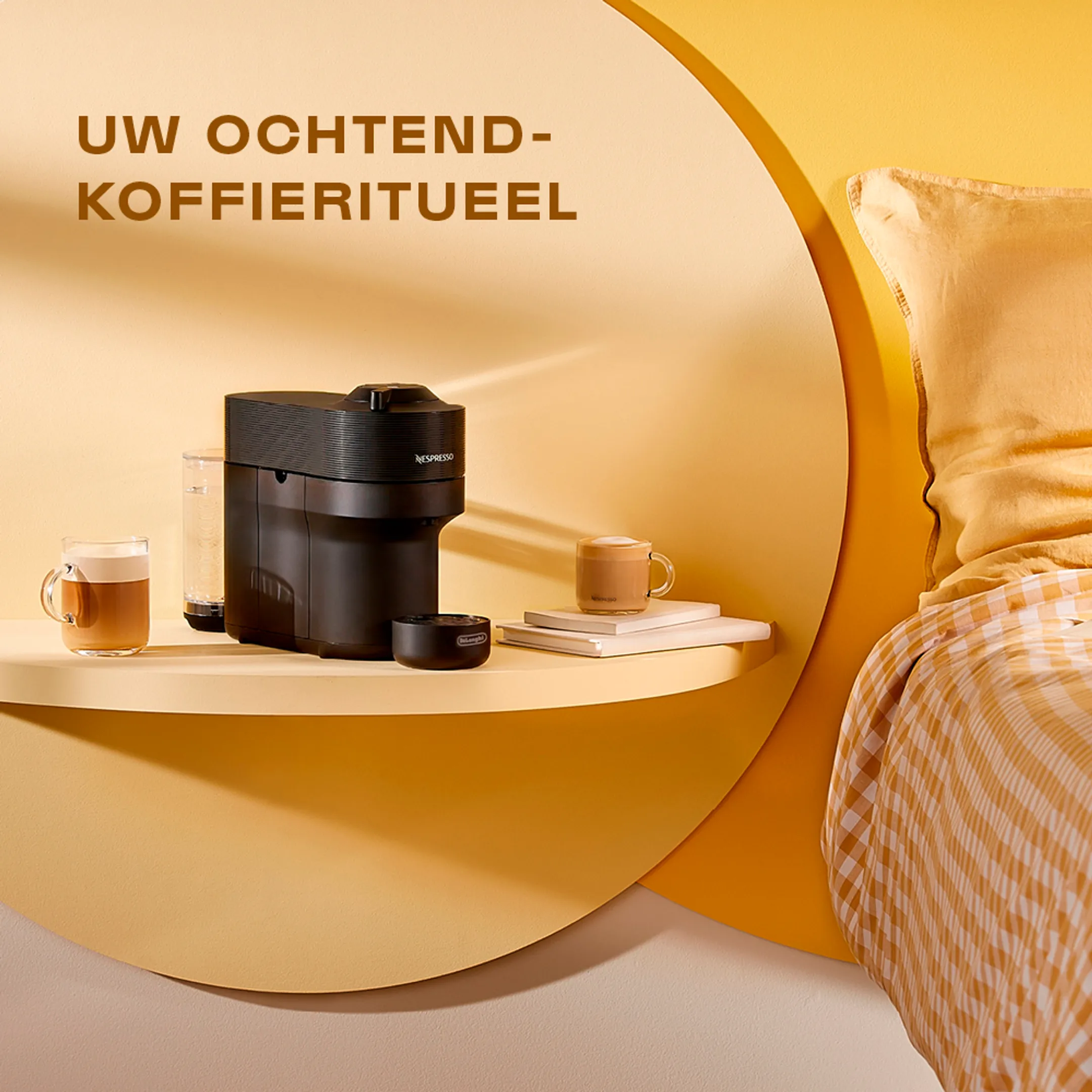 Nespresso Koffiemachine Vertuo Pop Bundle ENV90.B Morning Ritual