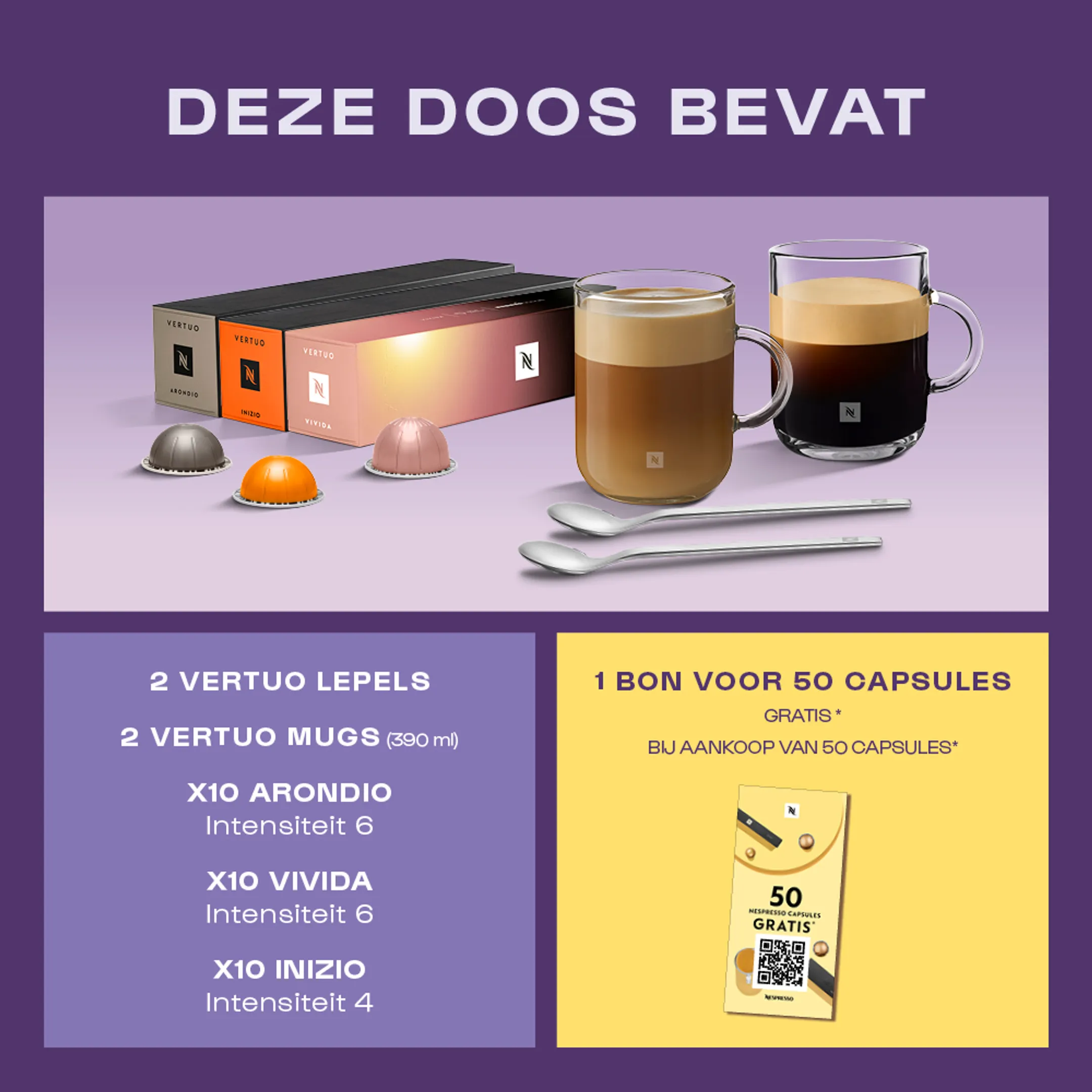 Nespresso Koffiemachine Vertuo Pop Bundle ENV90.B Morning Ritual