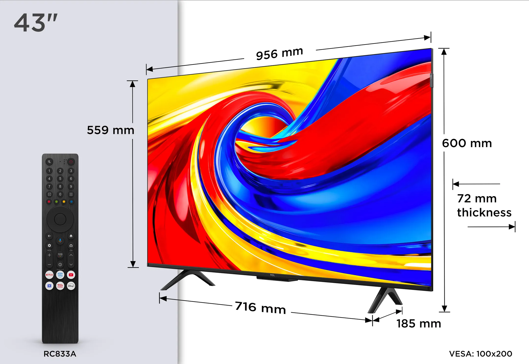 QLED 43P79L 4K TV (2026) - 43 inch