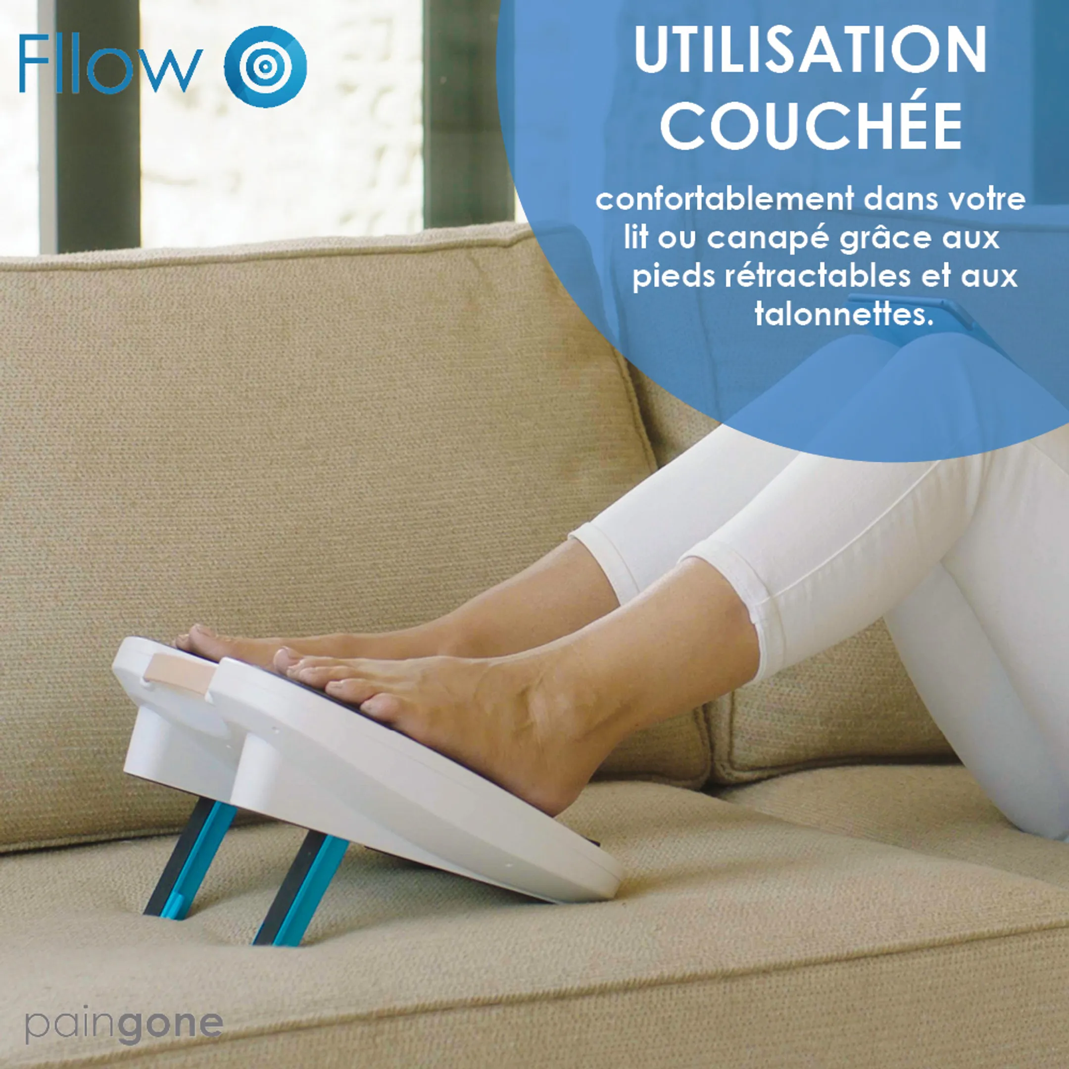 Fllow - Soulage les jambes lourdes et douloureuses