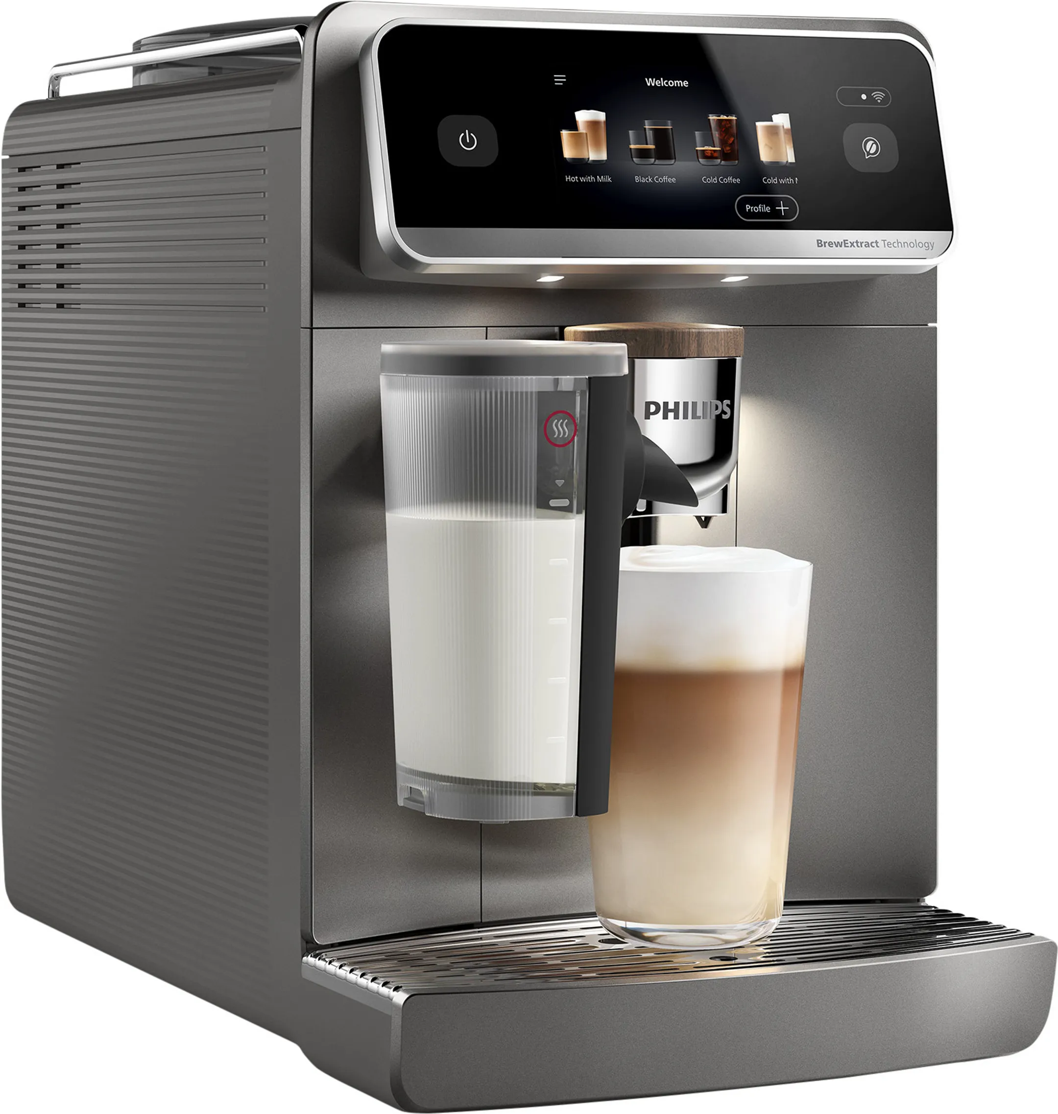 Volautomatische Espressomachine Cafe Aromis 8000 Serie EP8757/92