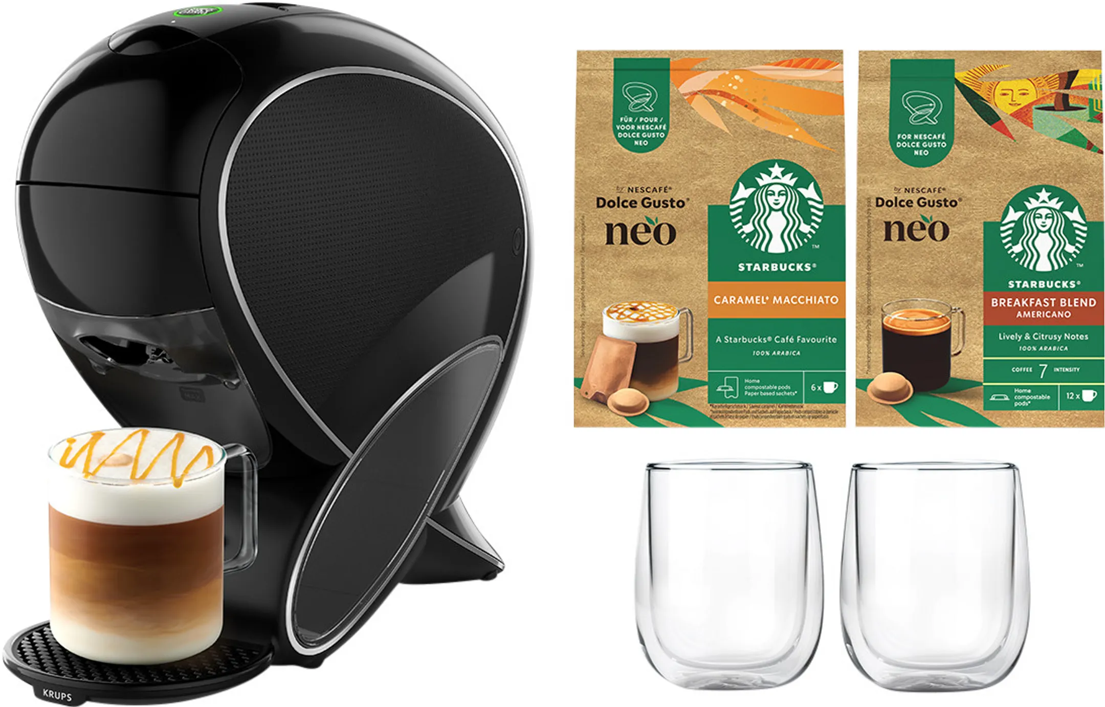 Machine à café NESCAFÉ Dolce Gusto NEO LATTE Bundle YY5892FD