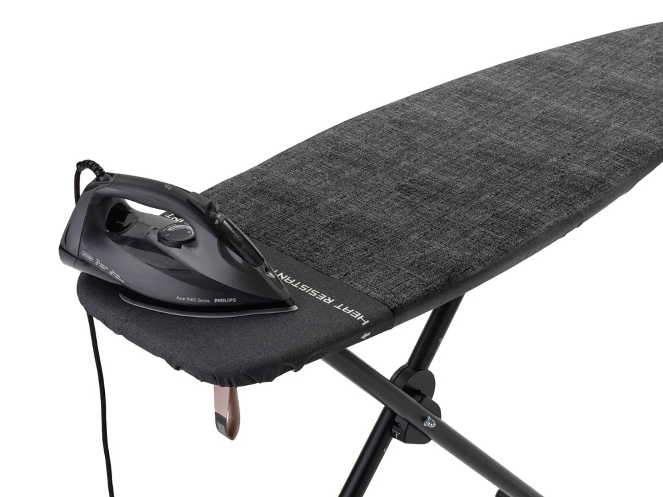 Strijkplank met strijkijzerhouder - 135x45 cm