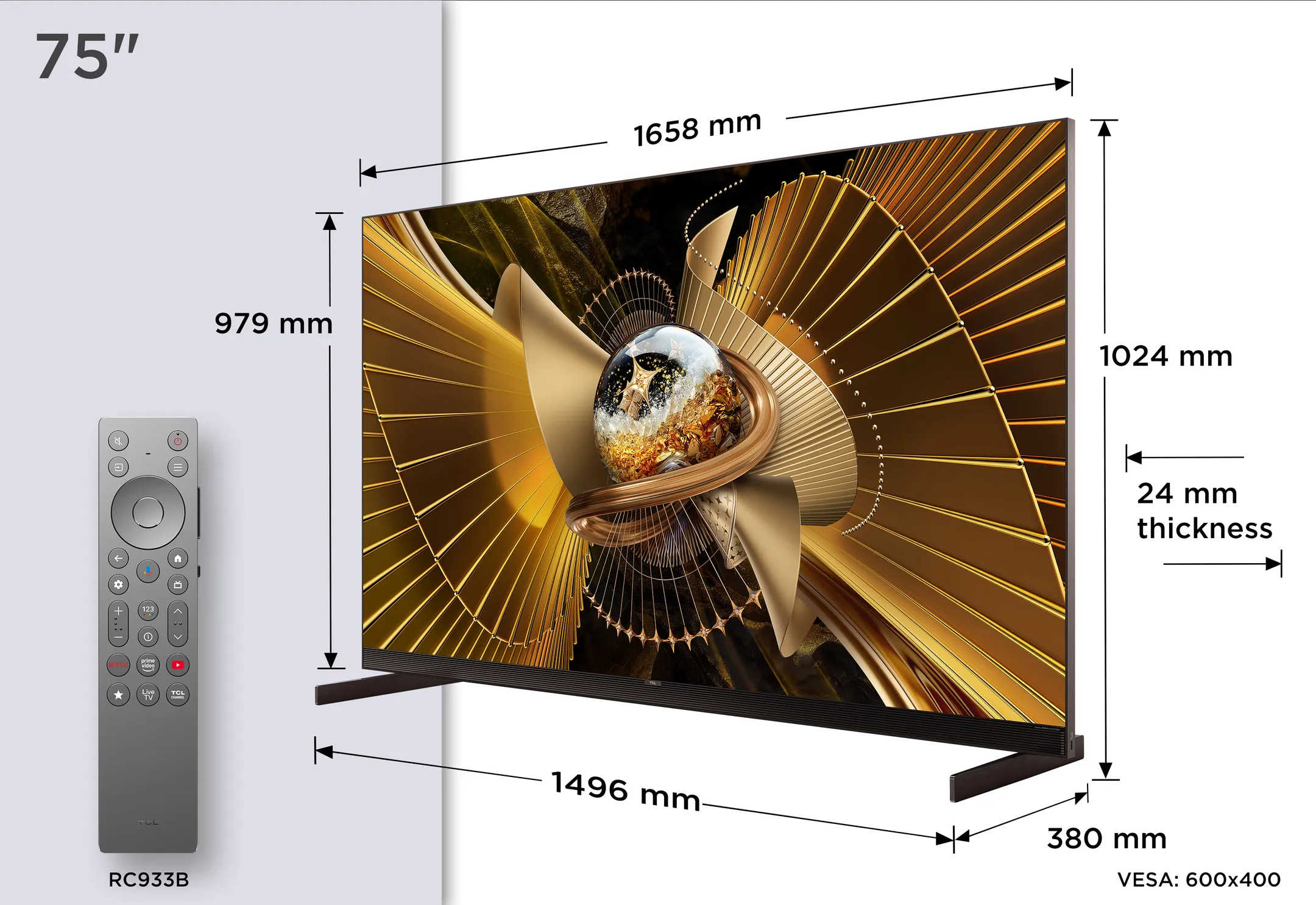 SQD-Mini LED 4K TV 75X11L (2026) - 75 inch