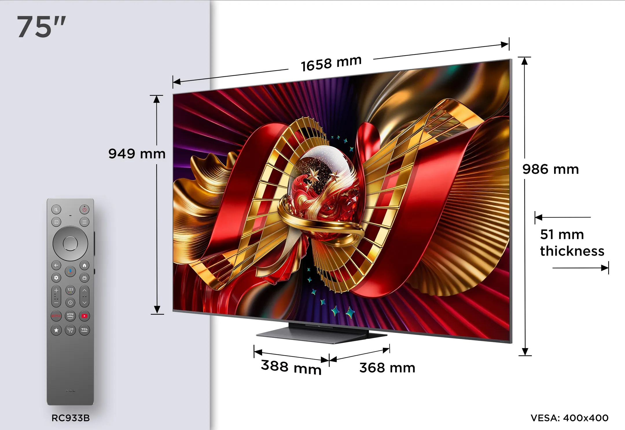 SQD-MiniLED 4K TV 75C89L (2026) - 75 inch