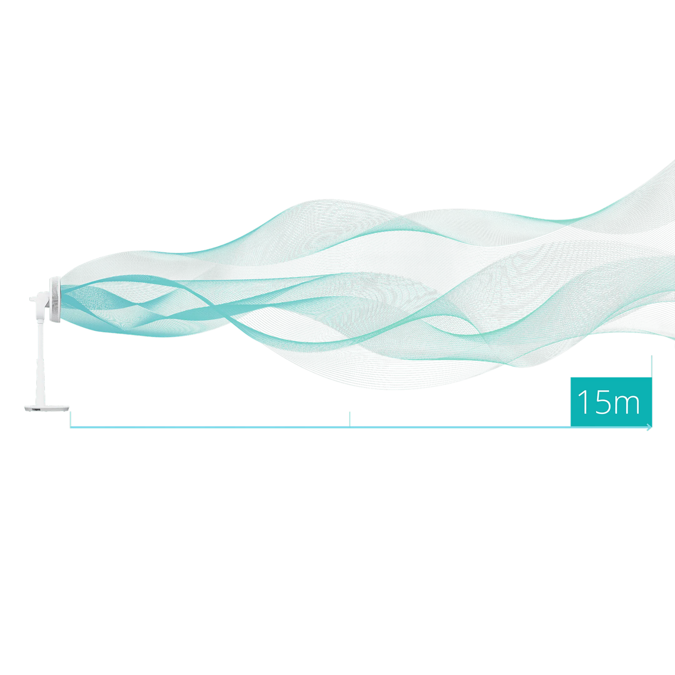 Ventilateur Whisper DXCF221 Blanc