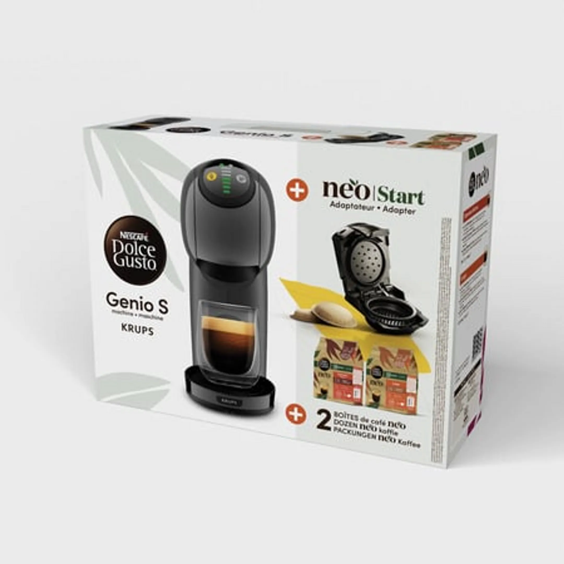 Machine à café Nescafé Dolce Gusto Genio S YY5895FD Bundle met NEO Adapter