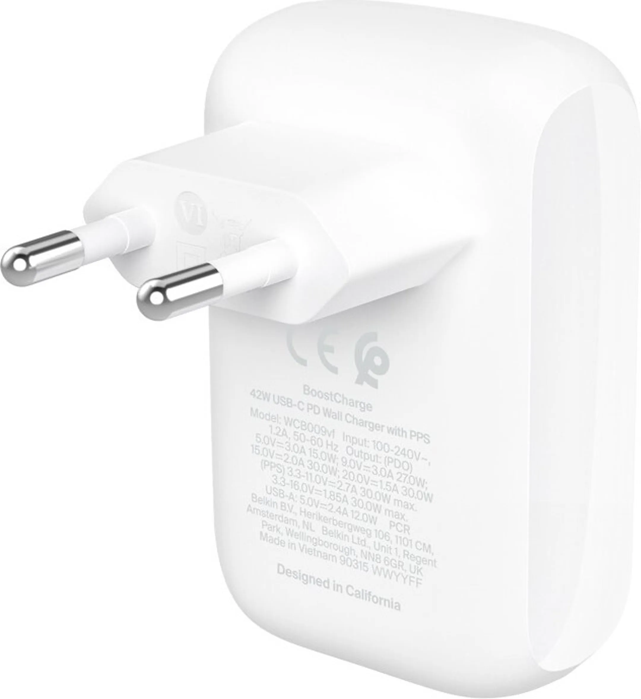 Chargeur BoostCharge à 2 ports - USB-C / USB-A - 42 W