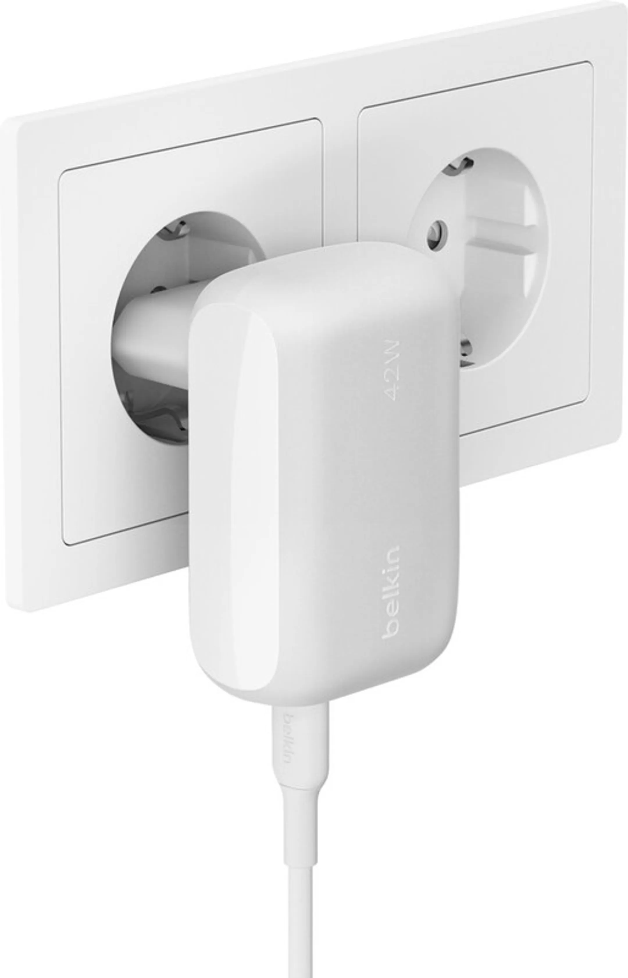 Chargeur BoostCharge à 2 ports - USB-C / USB-A - 42 W