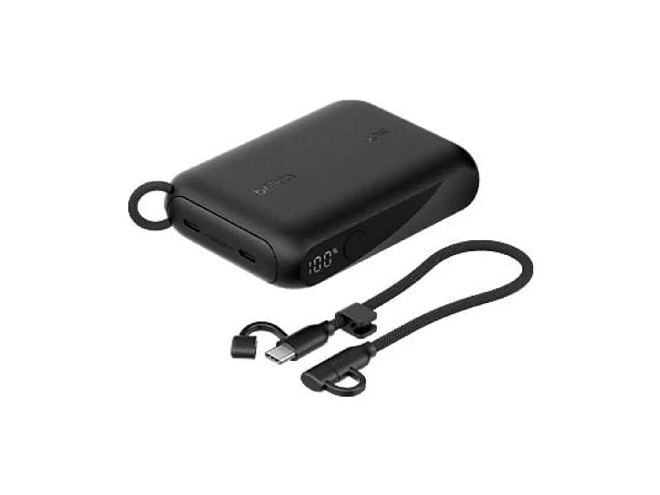 BoostCharge Chargeur portable 10 000 mAh avec écran - 2x USB-C