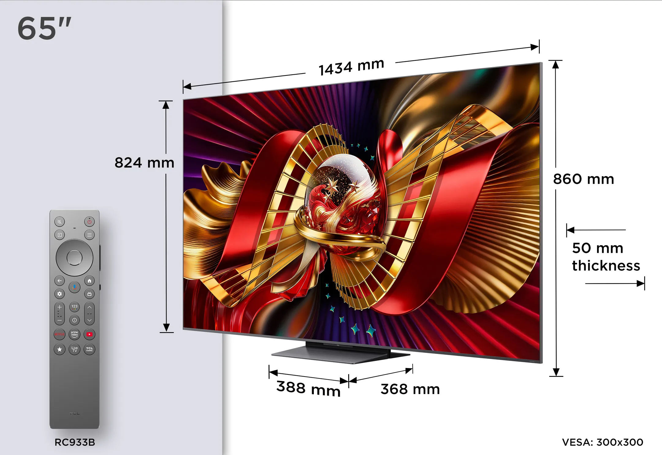 SQD-MiniLED 4K TV 65C89L (2026) - 65 inch