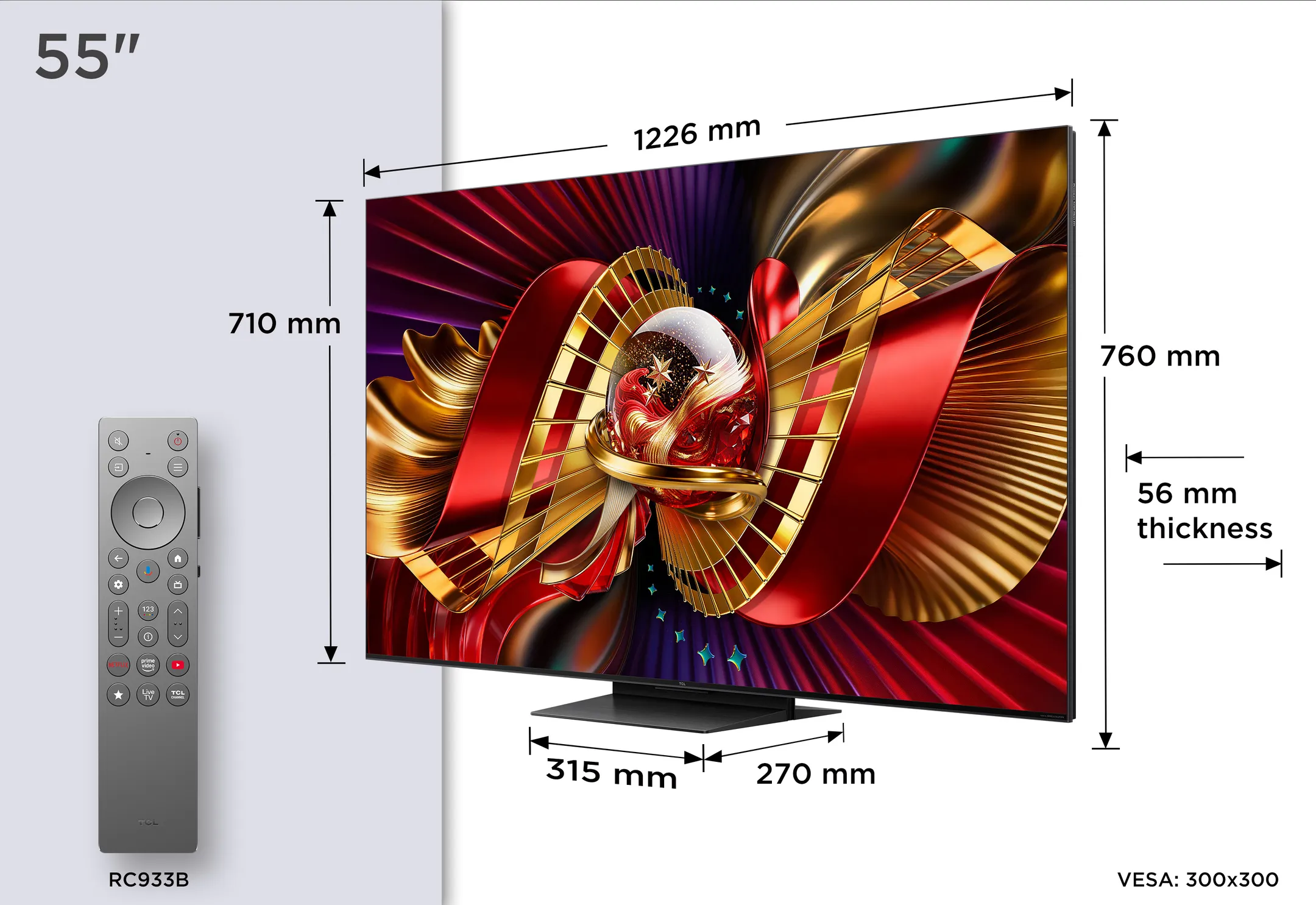 SQD-MiniLED 4K TV 55C89L (2026) - 55 inch