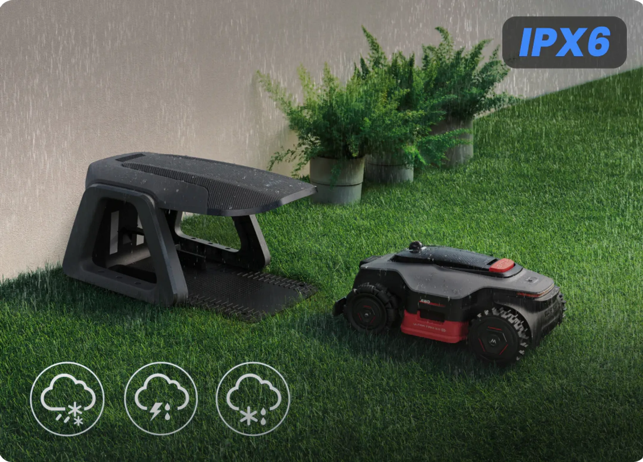 Robot tondeuse LiDAX Ultra 1000 AWD